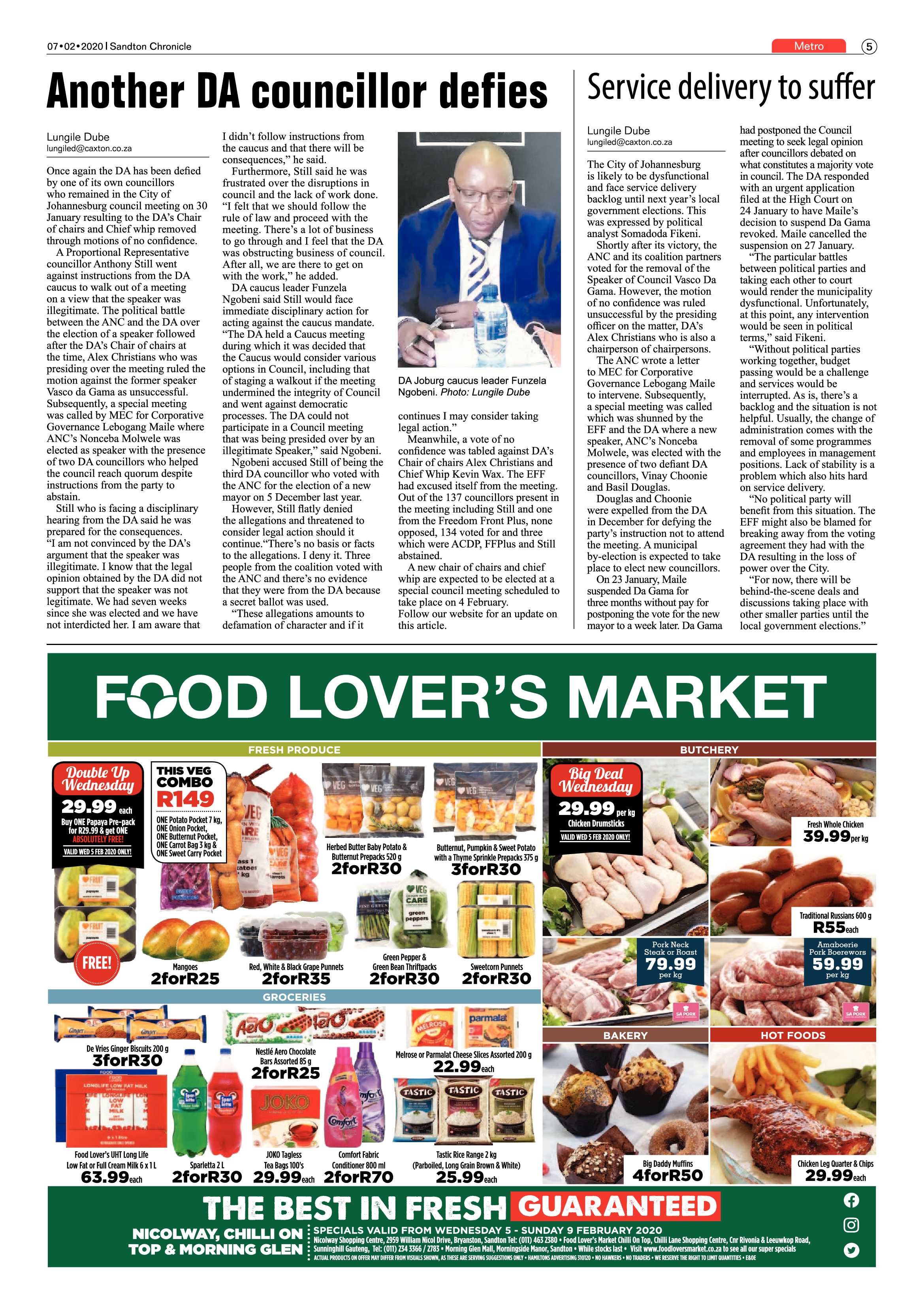 Sandton Chronicle 07 February 2020 page 5