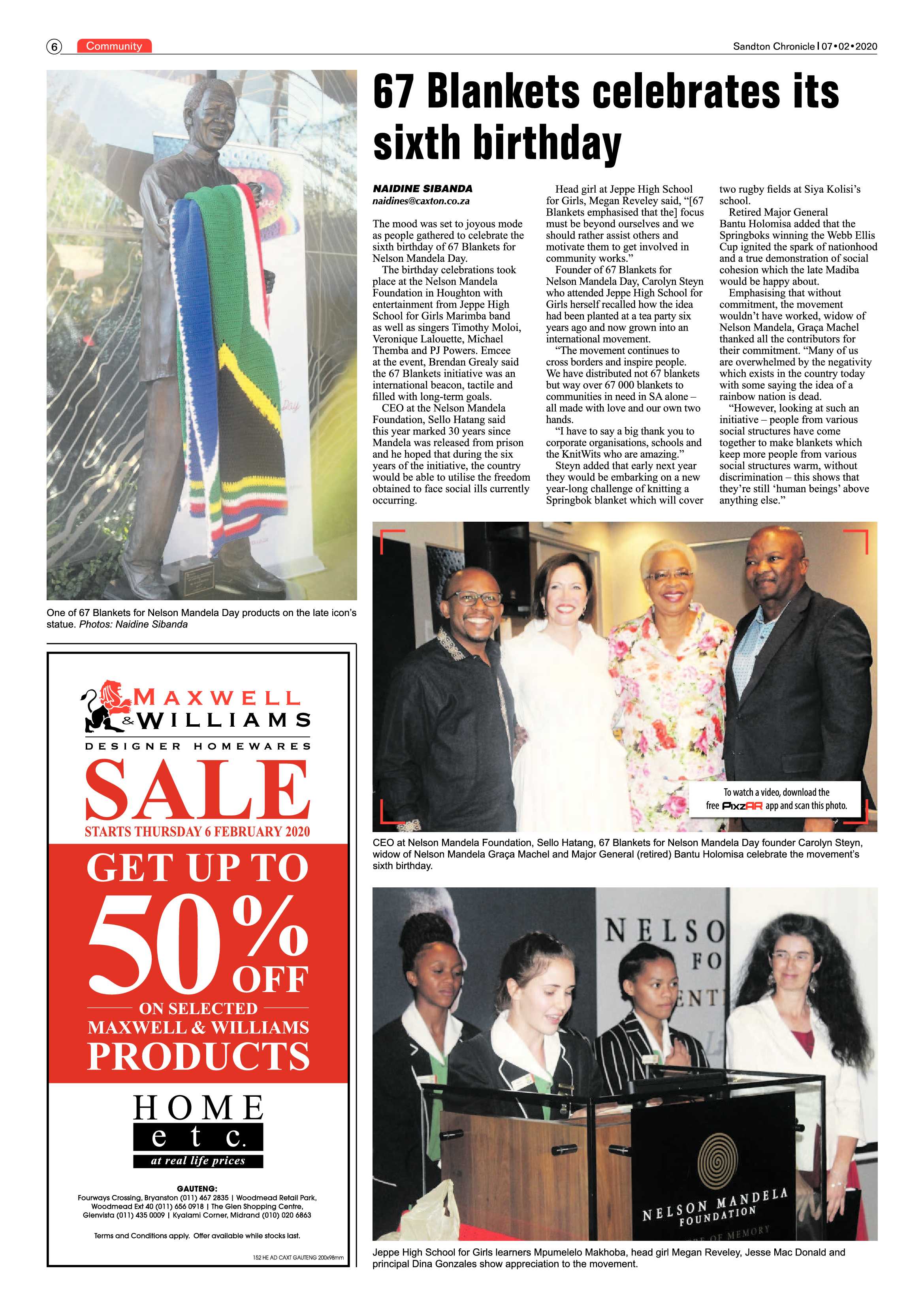Sandton Chronicle 07 February 2020 page 6