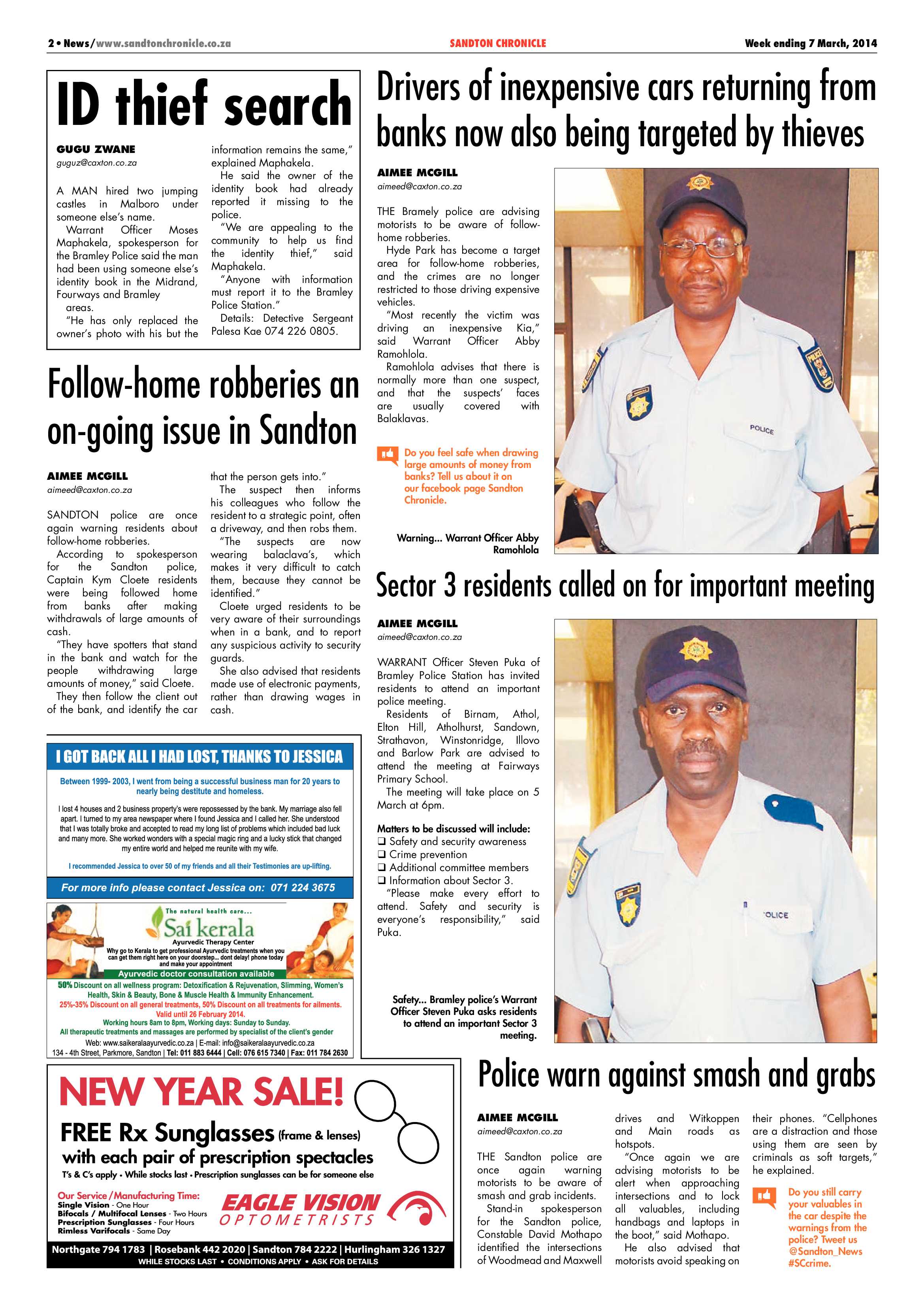 Sandton Chronicle 07 March 2014 page 2