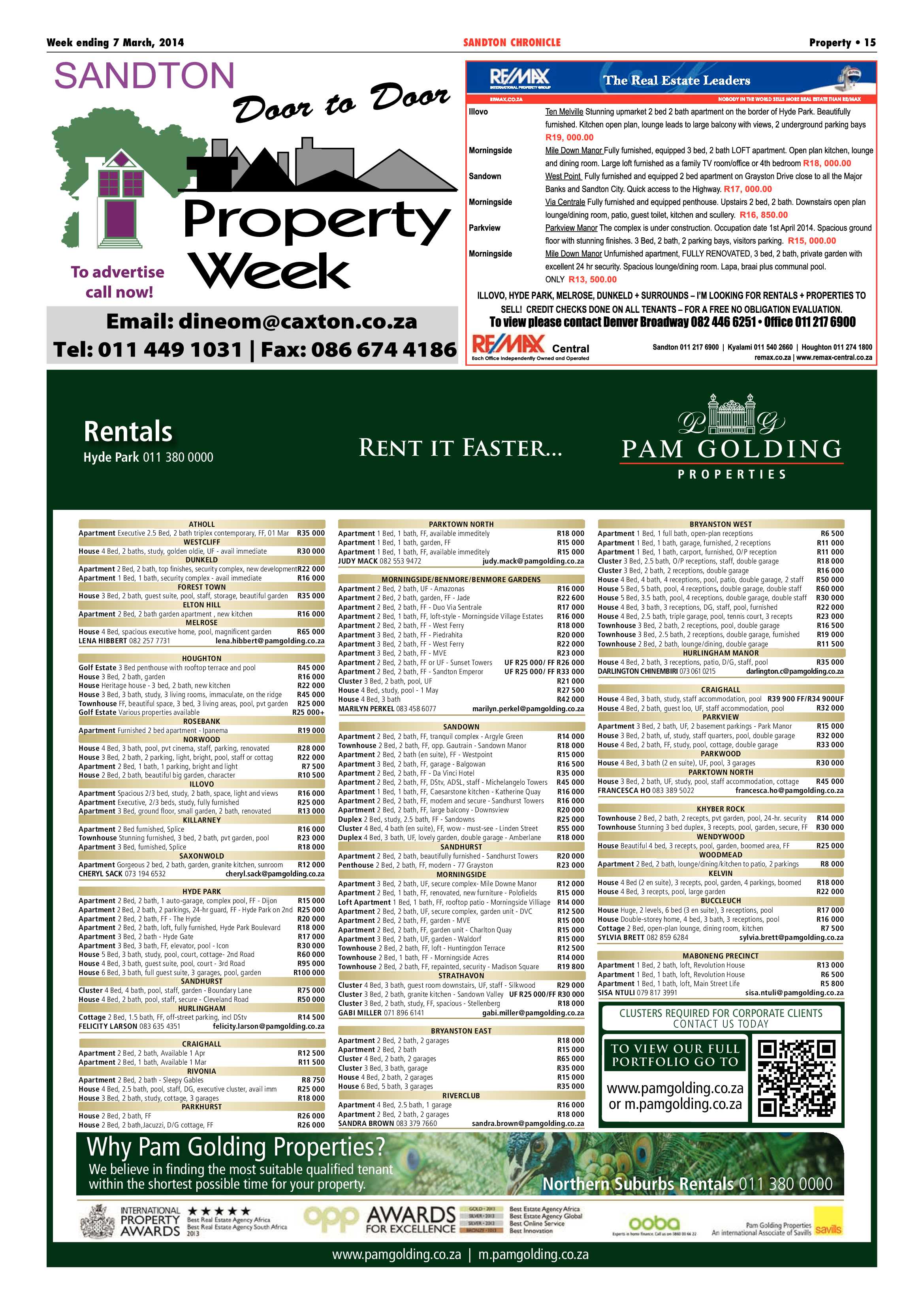 Sandton Chronicle 07 March 2014 page 23