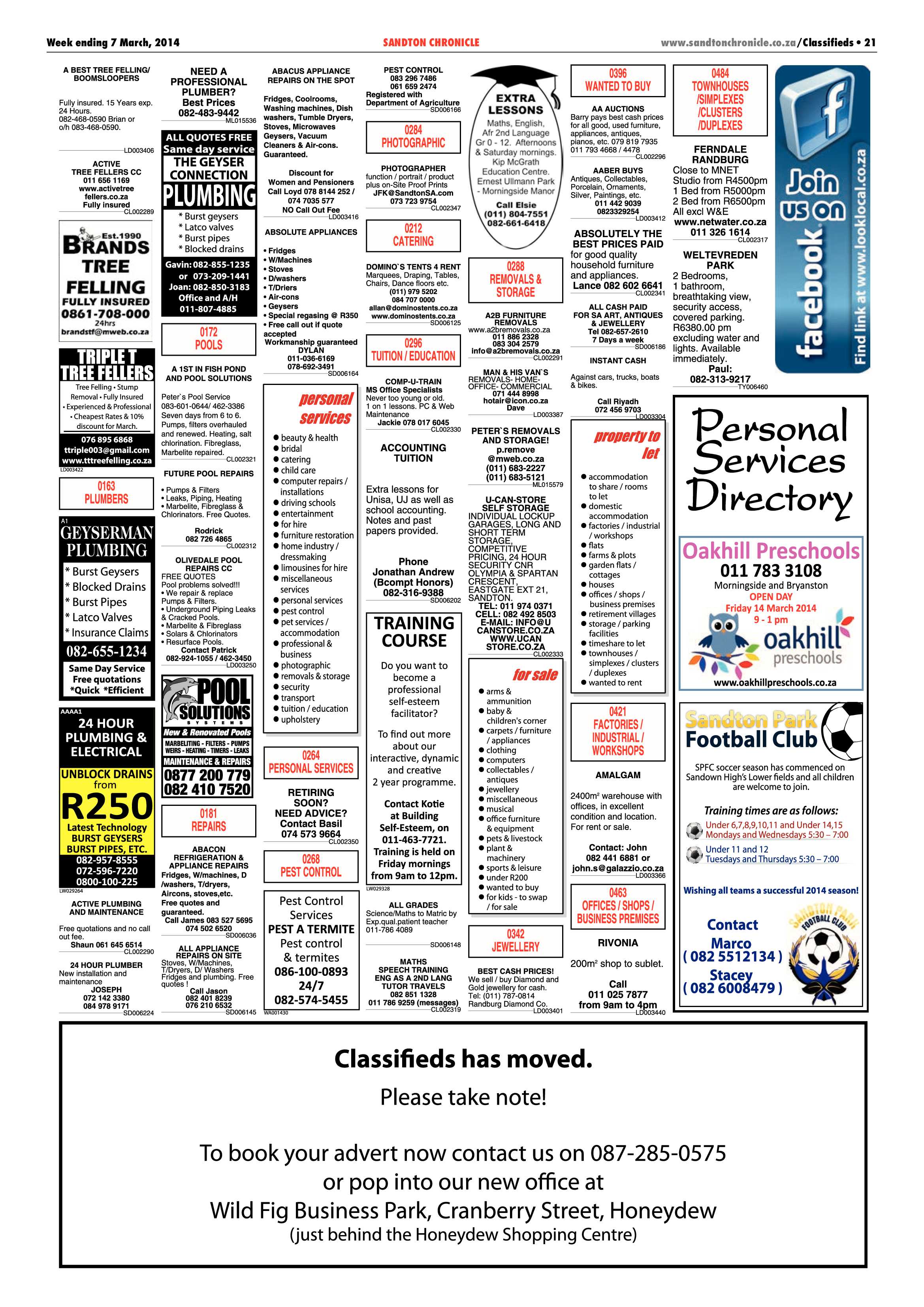 Sandton Chronicle 07 March 2014 page 29