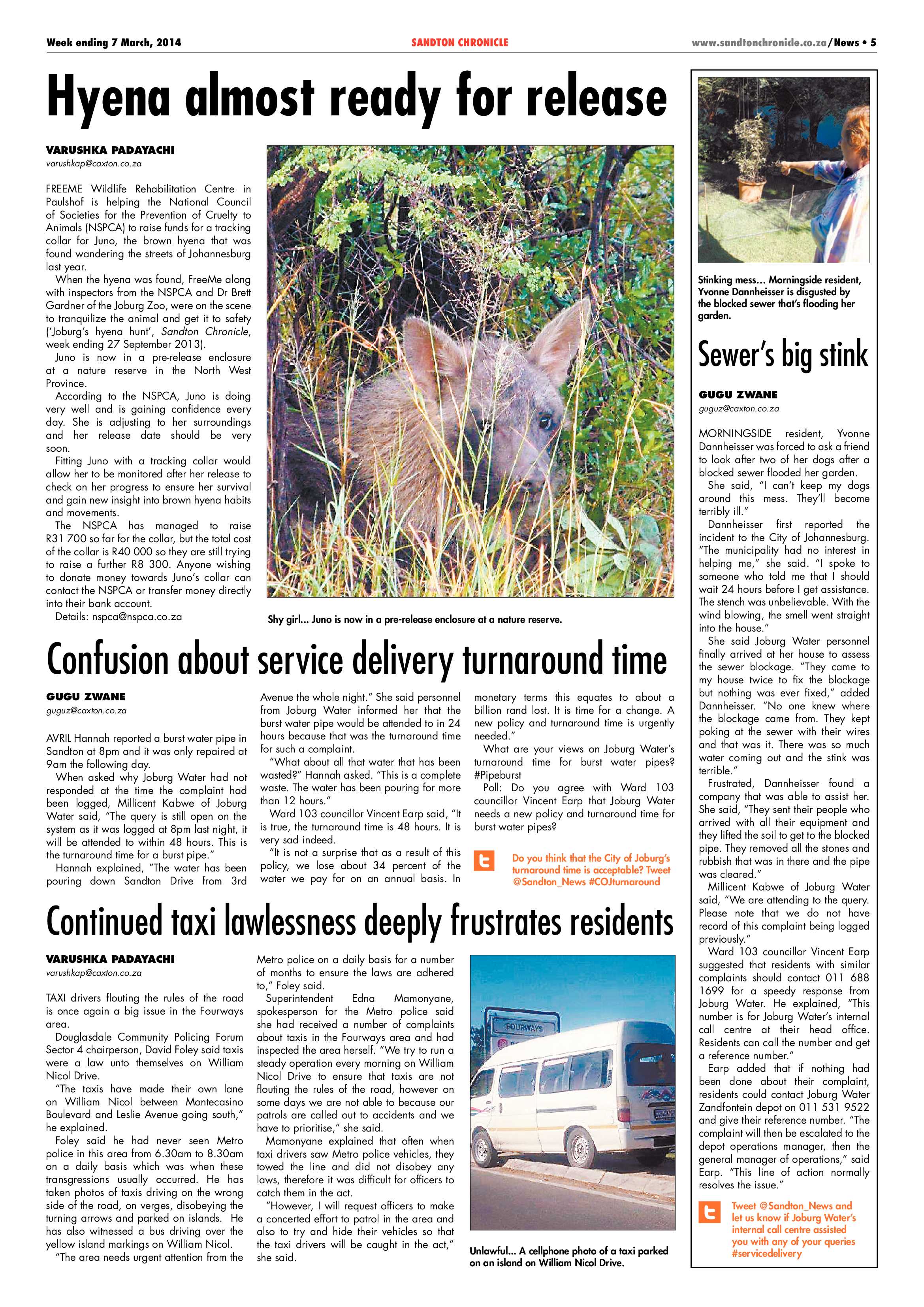 Sandton Chronicle 07 March 2014 page 5