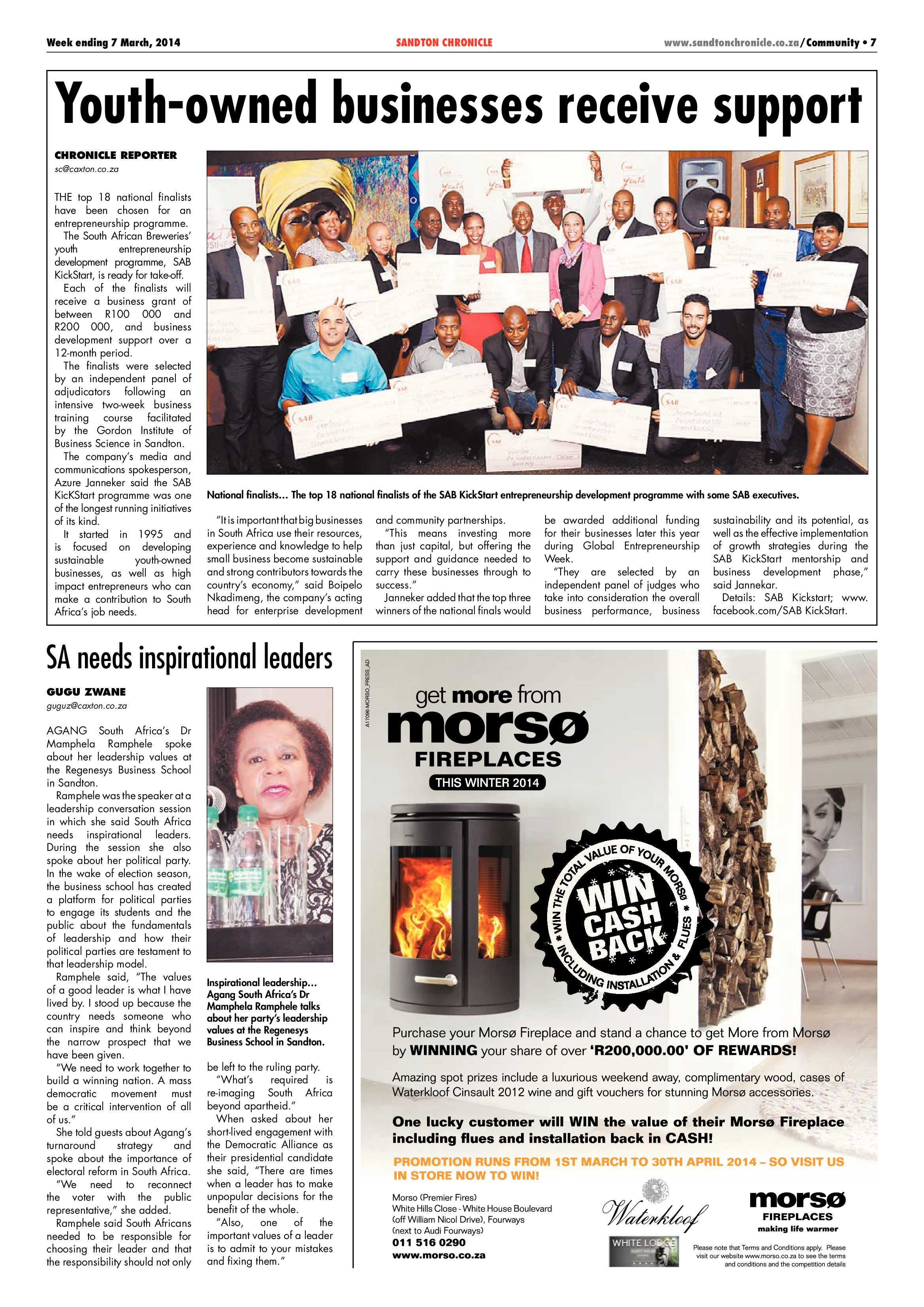 Sandton Chronicle 07 March 2014 page 7