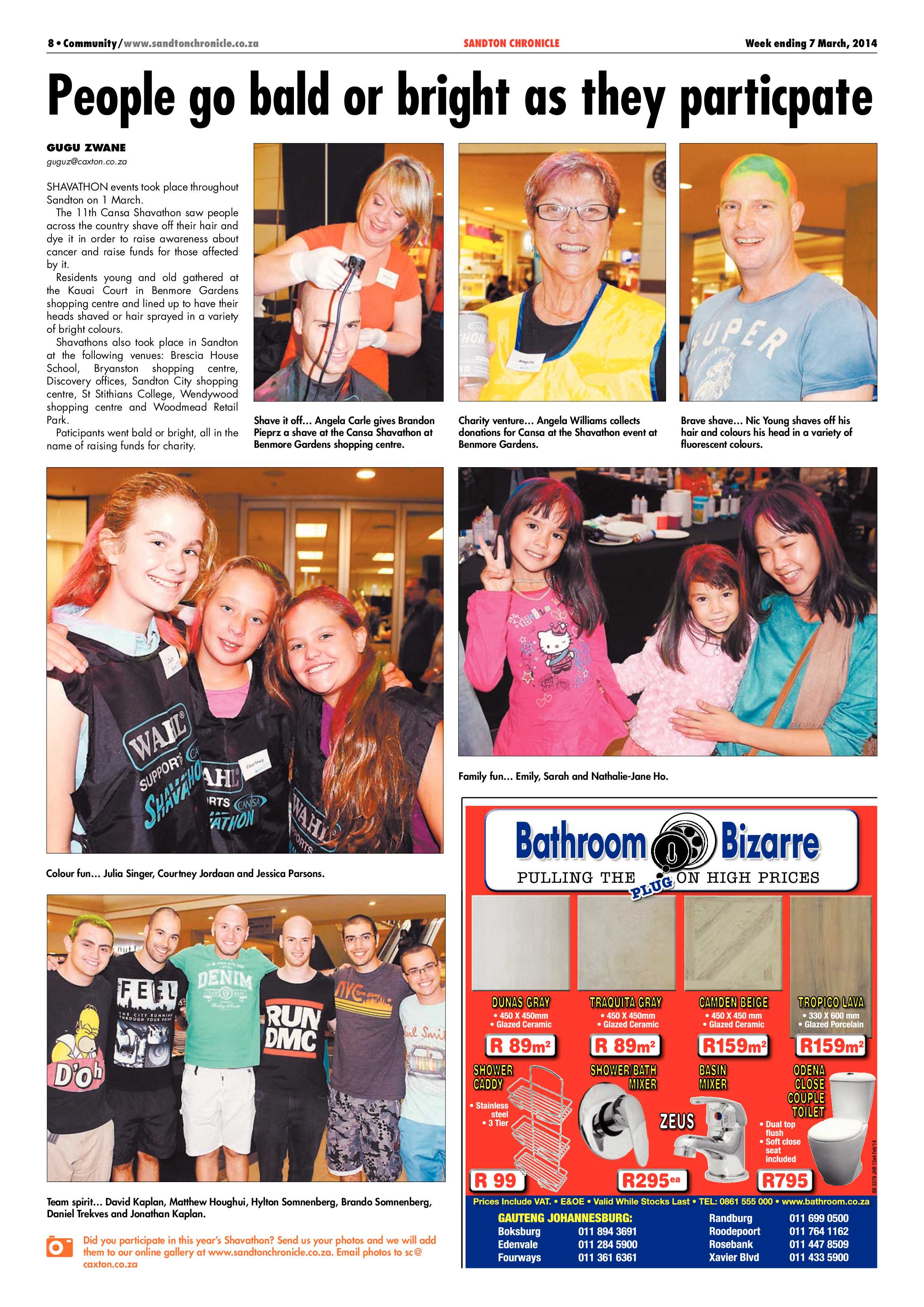 Sandton Chronicle 07 March 2014 page 8