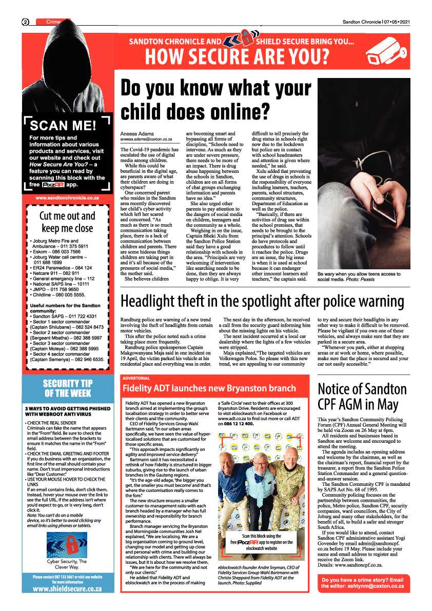 Sandton Chronicle 07 May 2021 page 2