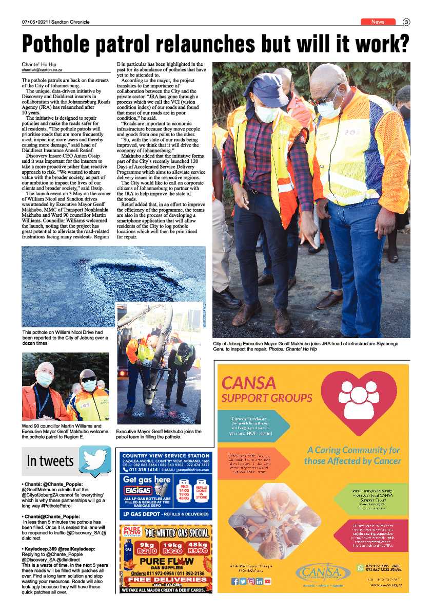 Sandton Chronicle 07 May 2021 page 3