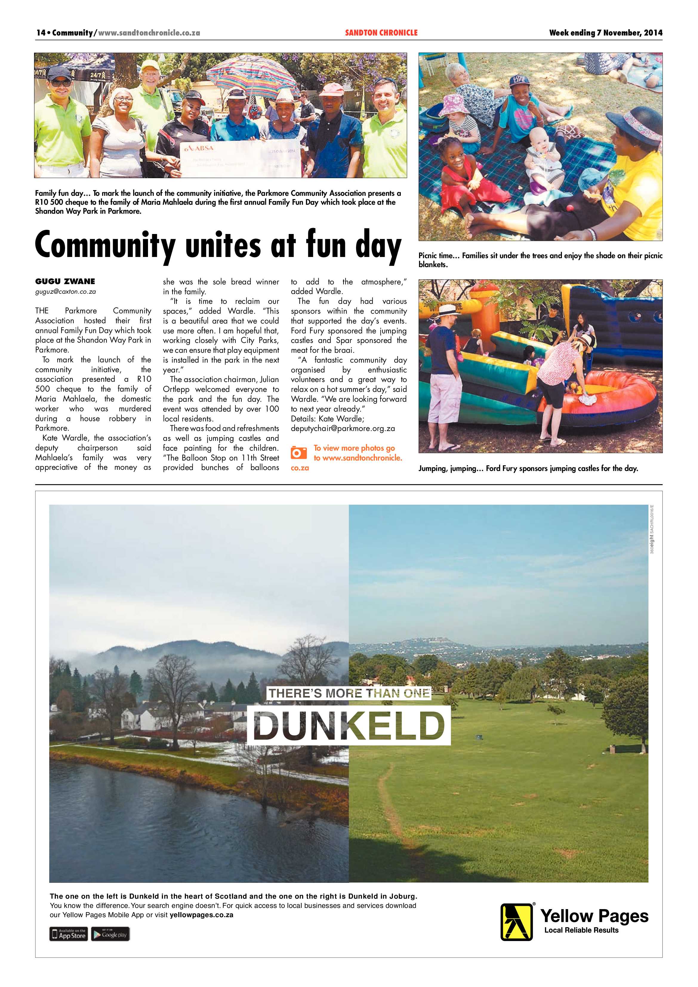 Sandton Chronicle 07 November 2014 page 14