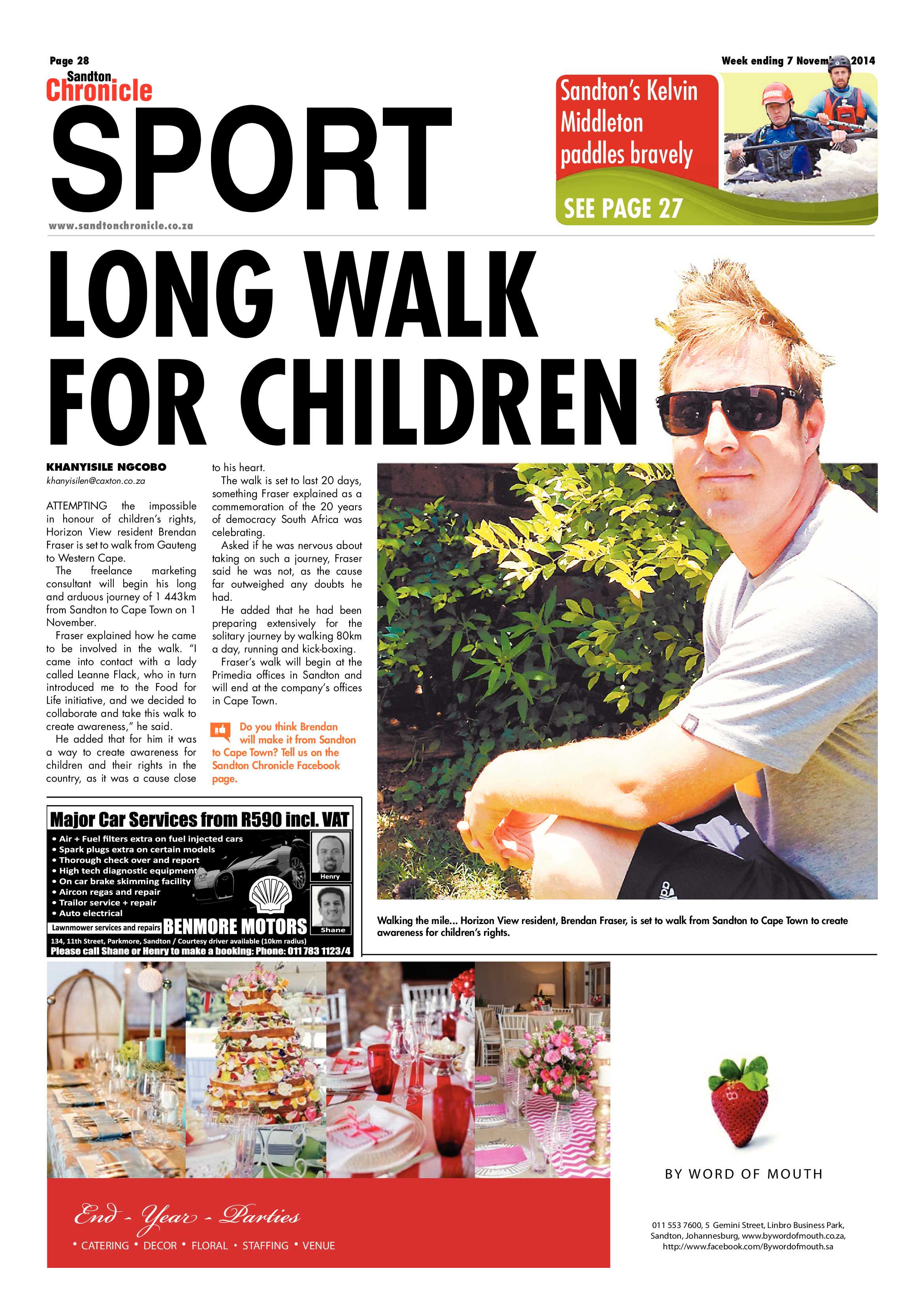 Sandton Chronicle 07 November 2014 page 28