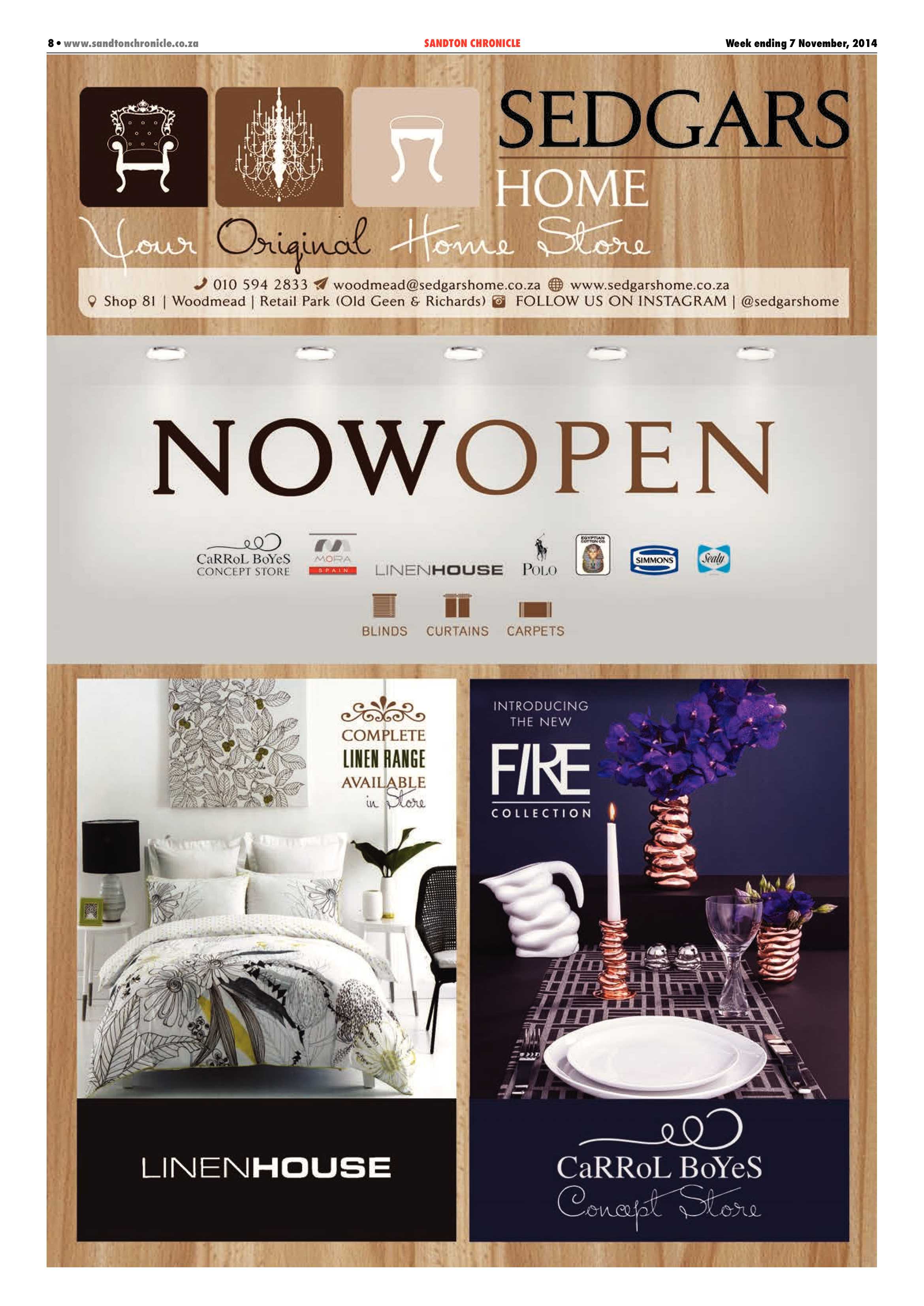 Sandton Chronicle 07 November 2014 page 8