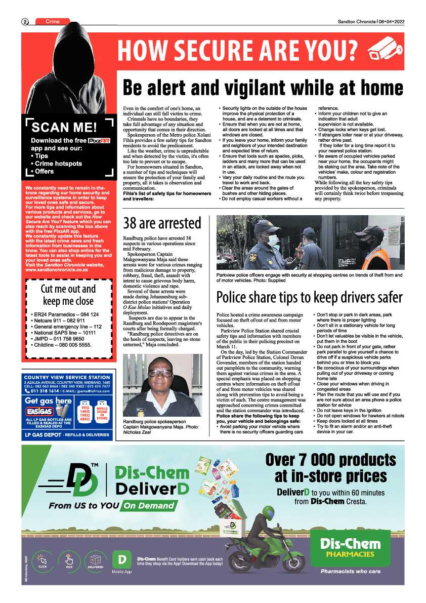 Sandton Chronicle 08 April 2022 page 2