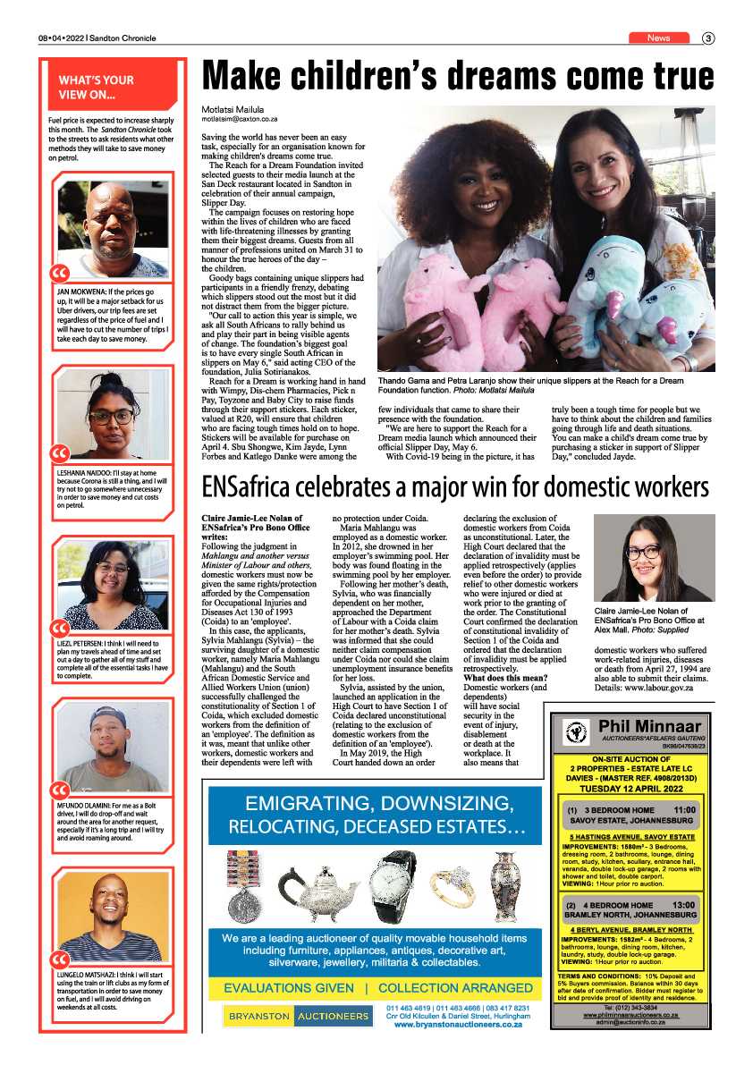 Sandton Chronicle 08 April 2022 page 3