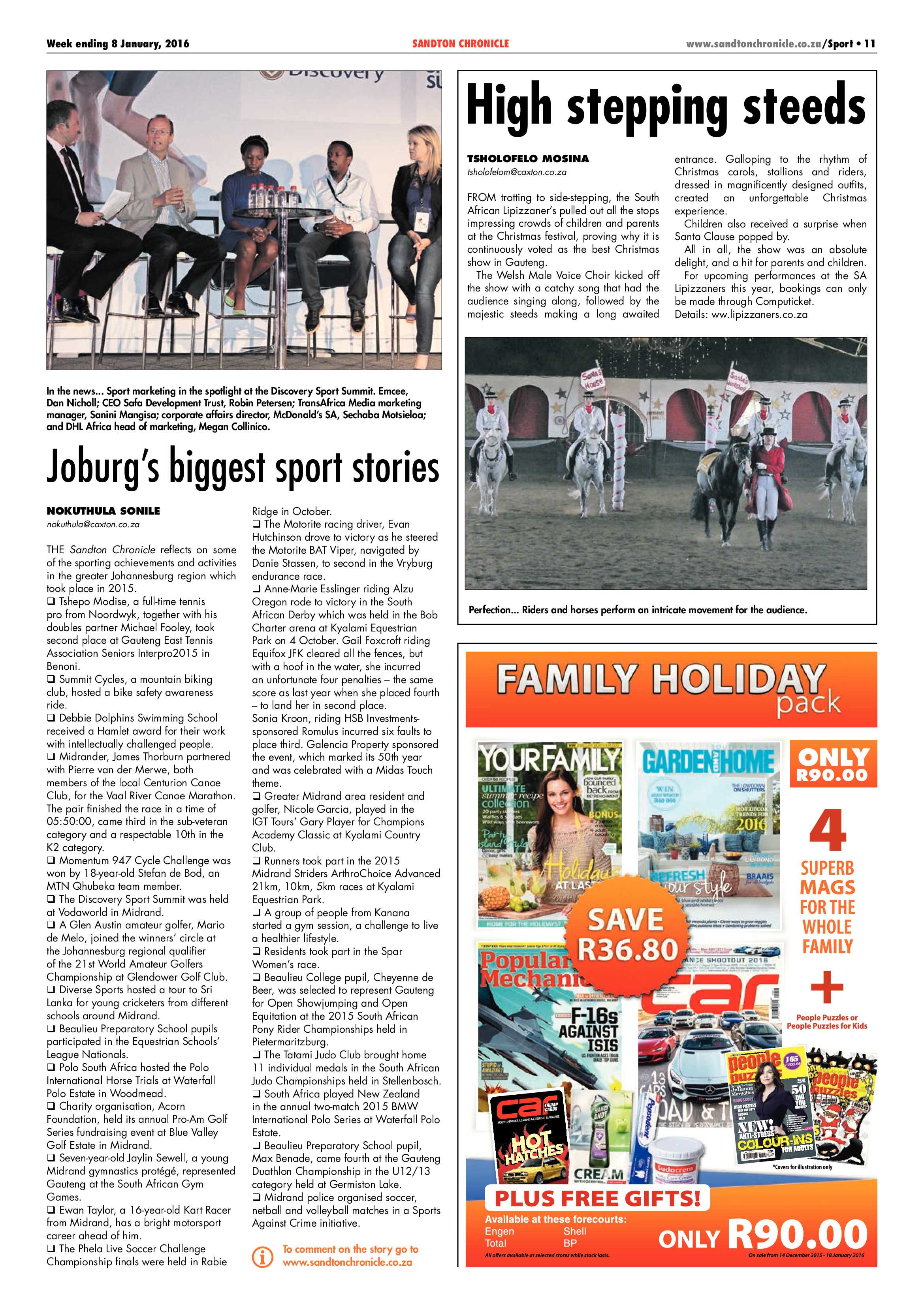 Sandton Chronicle 08 January 2015 page 11