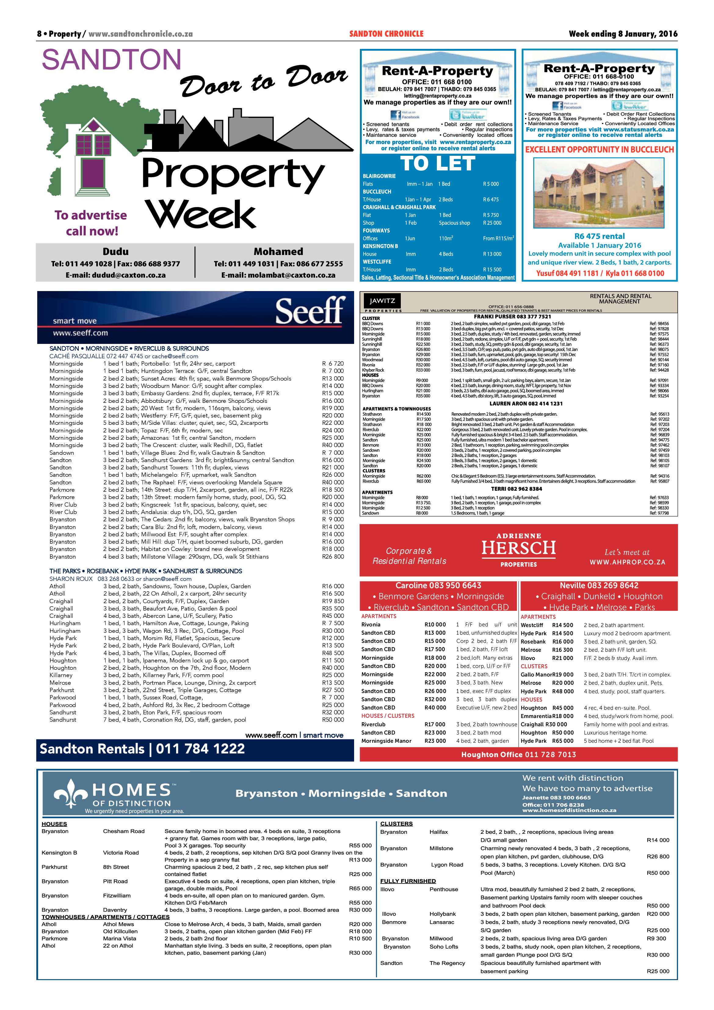 Sandton Chronicle 08 January 2015 page 8