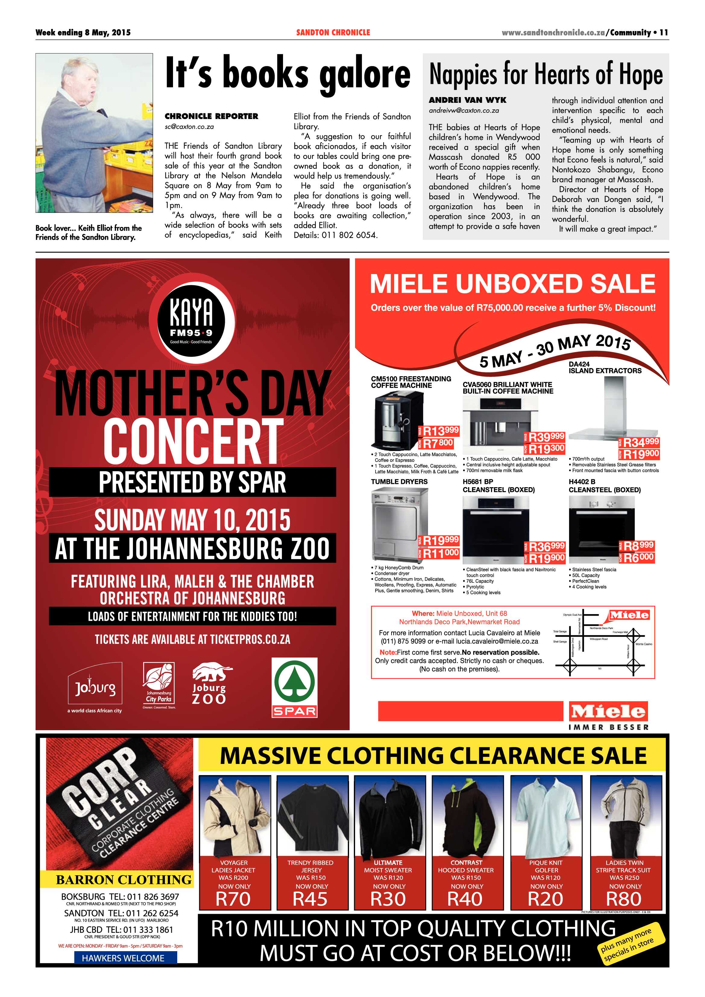Sandton Chronicle 08 May 2015 page 11
