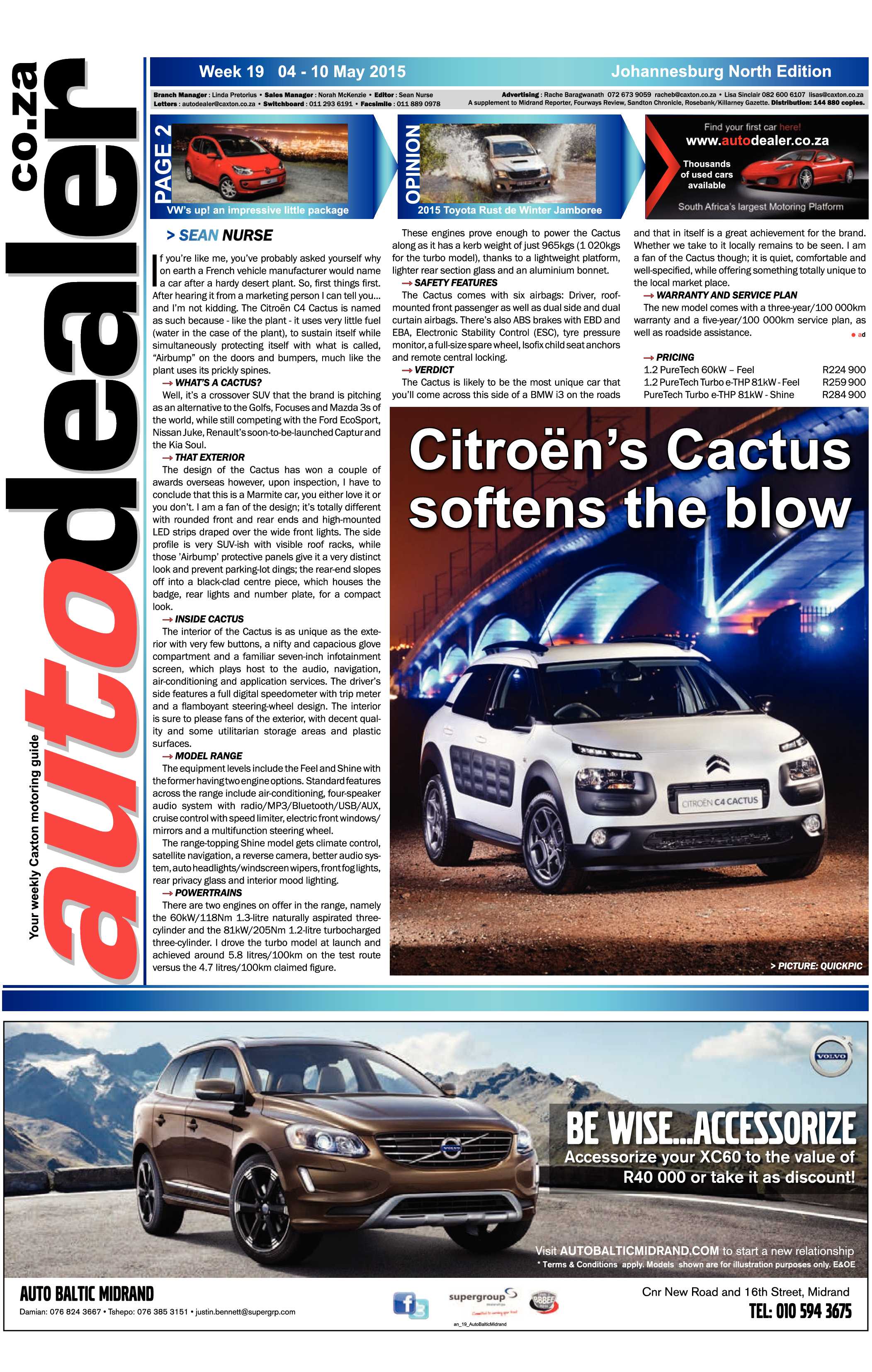 Sandton Chronicle 08 May 2015 page 13