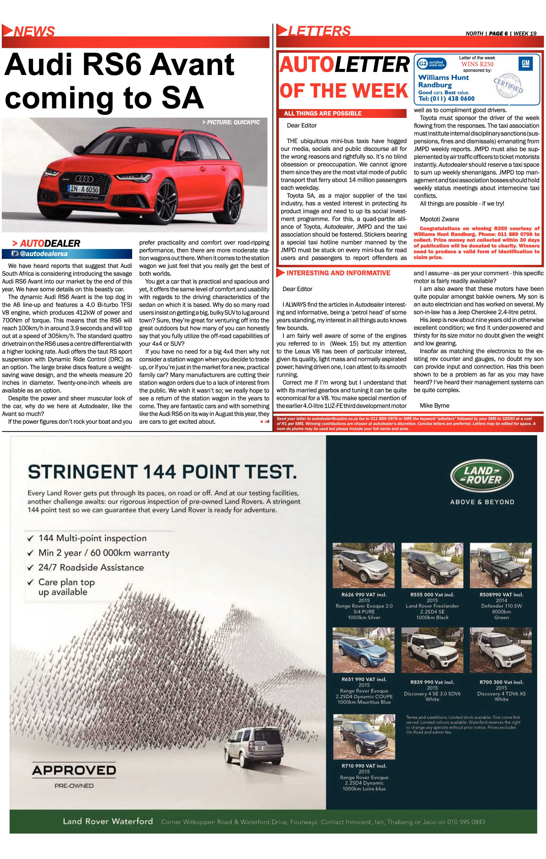 Sandton Chronicle 08 May 2015 page 18