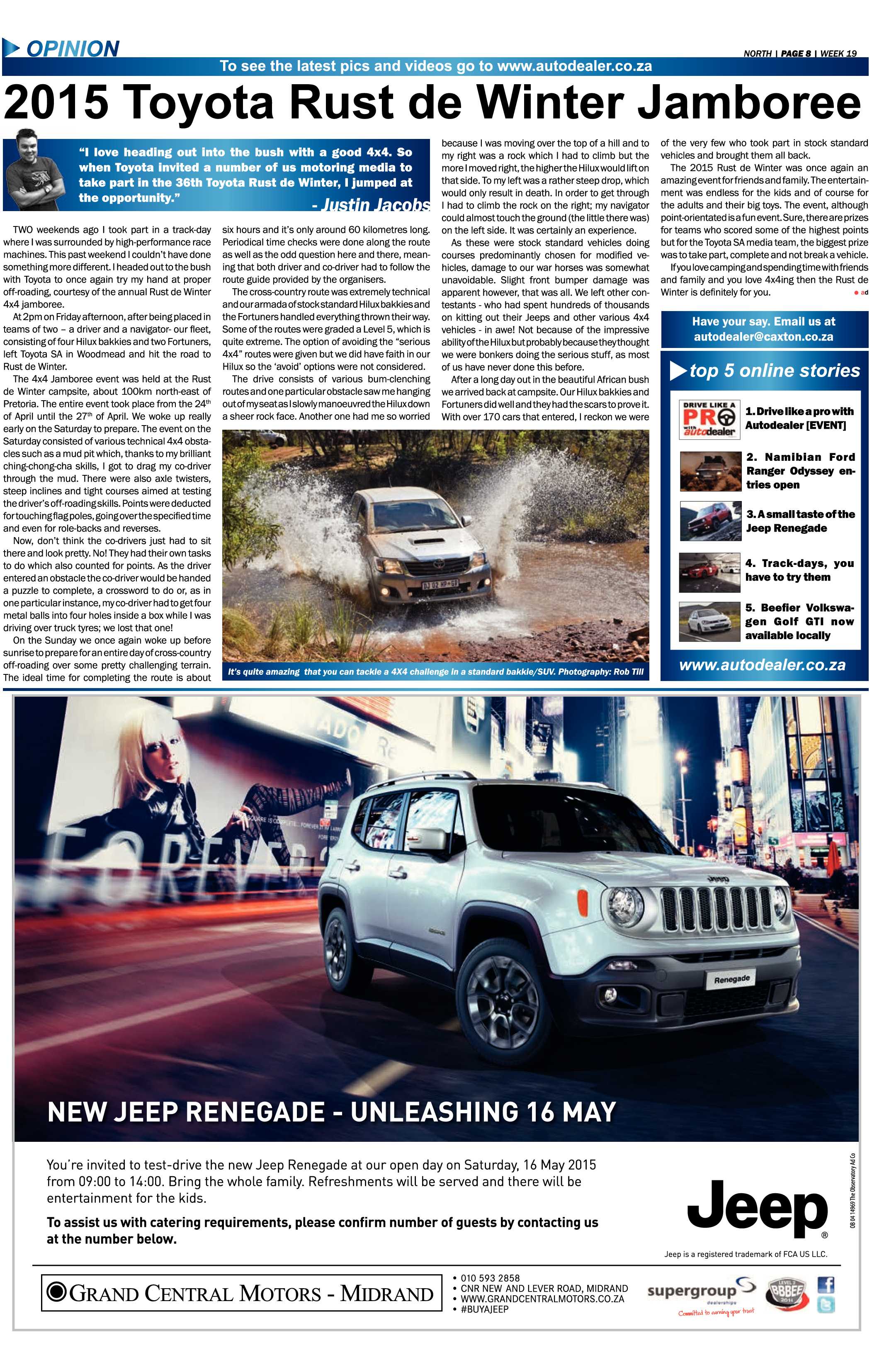 Sandton Chronicle 08 May 2015 page 20