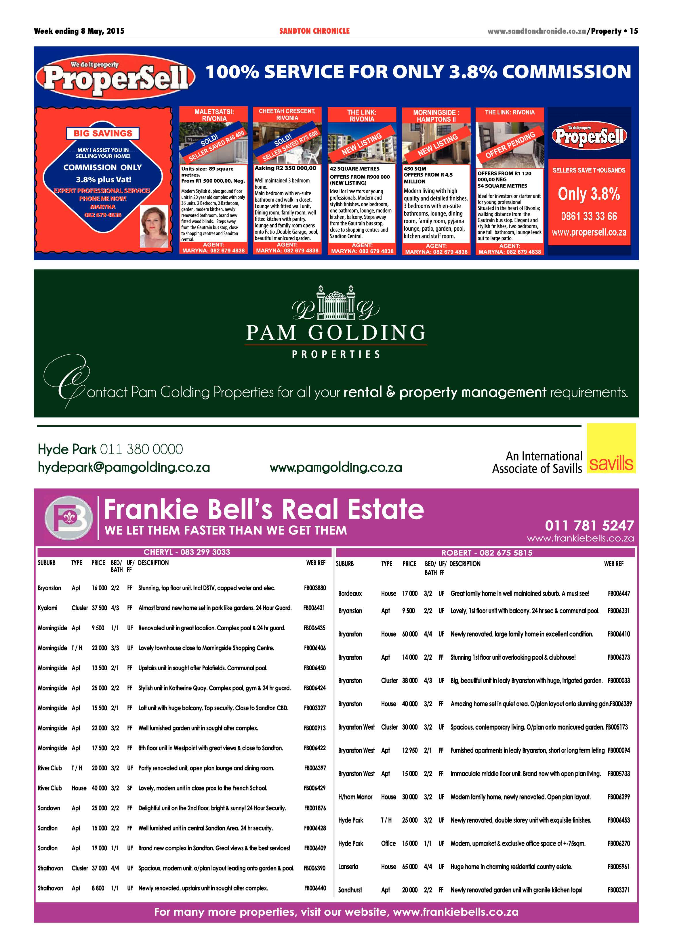 Sandton Chronicle 08 May 2015 page 23