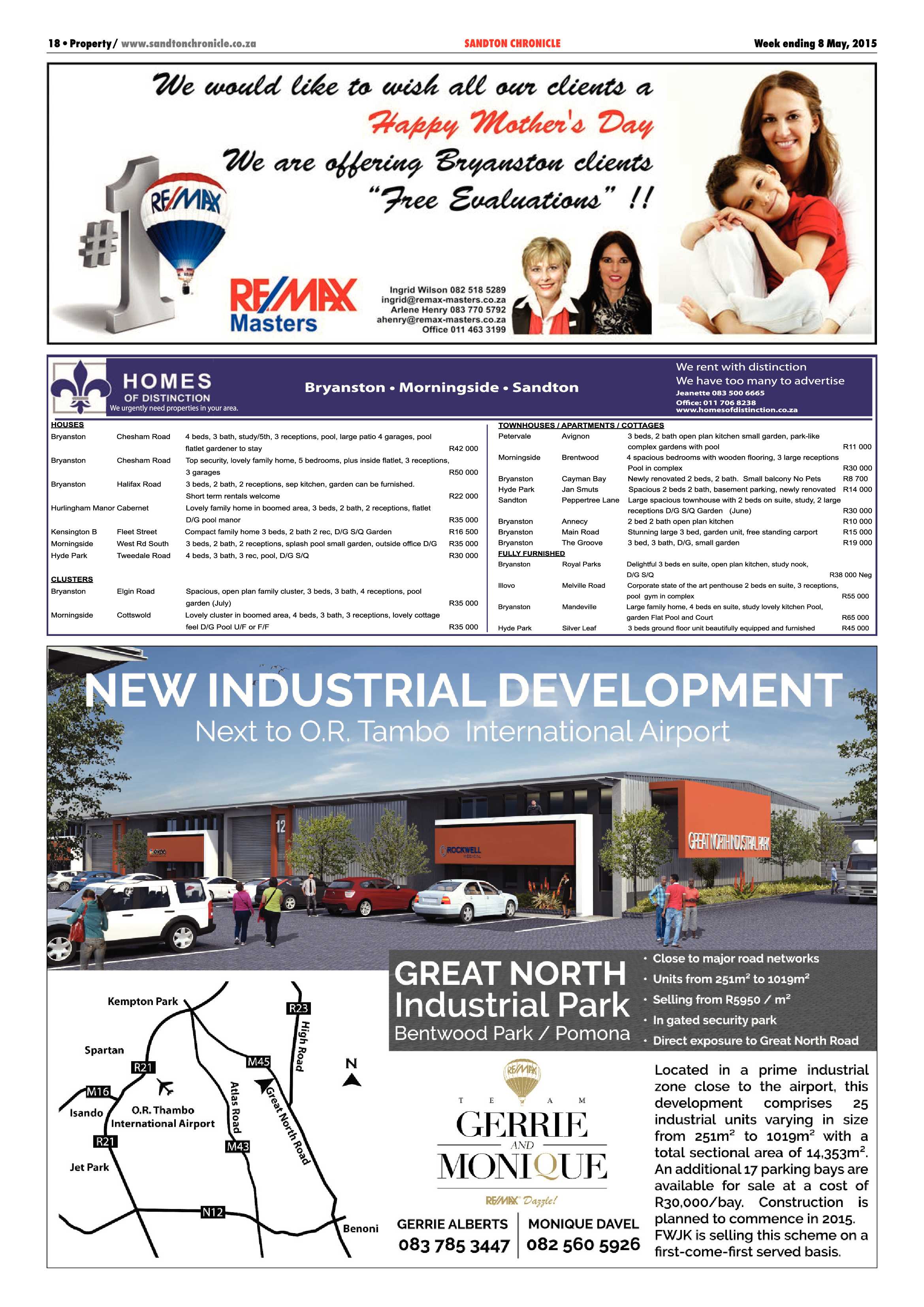 Sandton Chronicle 08 May 2015 page 26