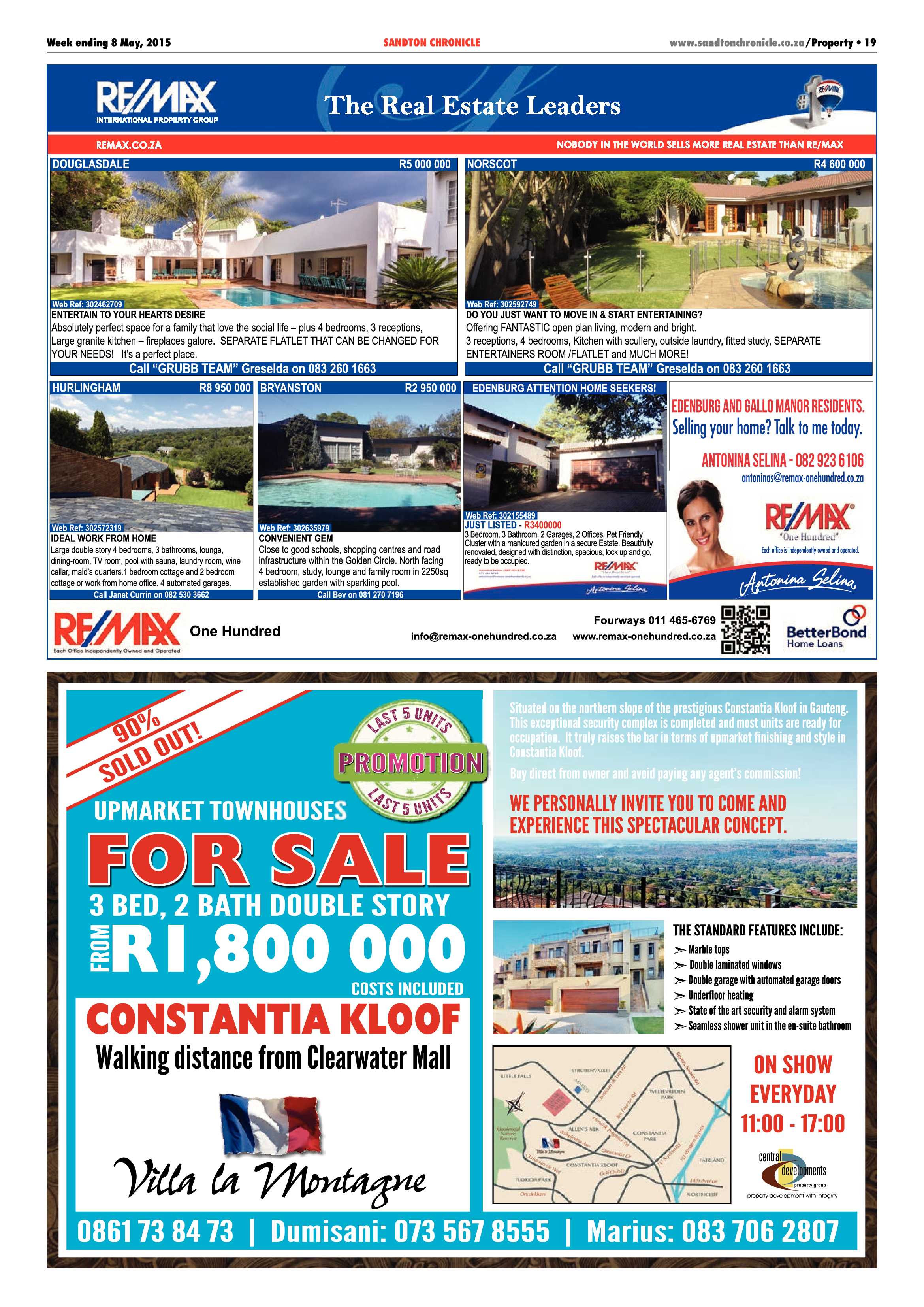 Sandton Chronicle 08 May 2015 page 27