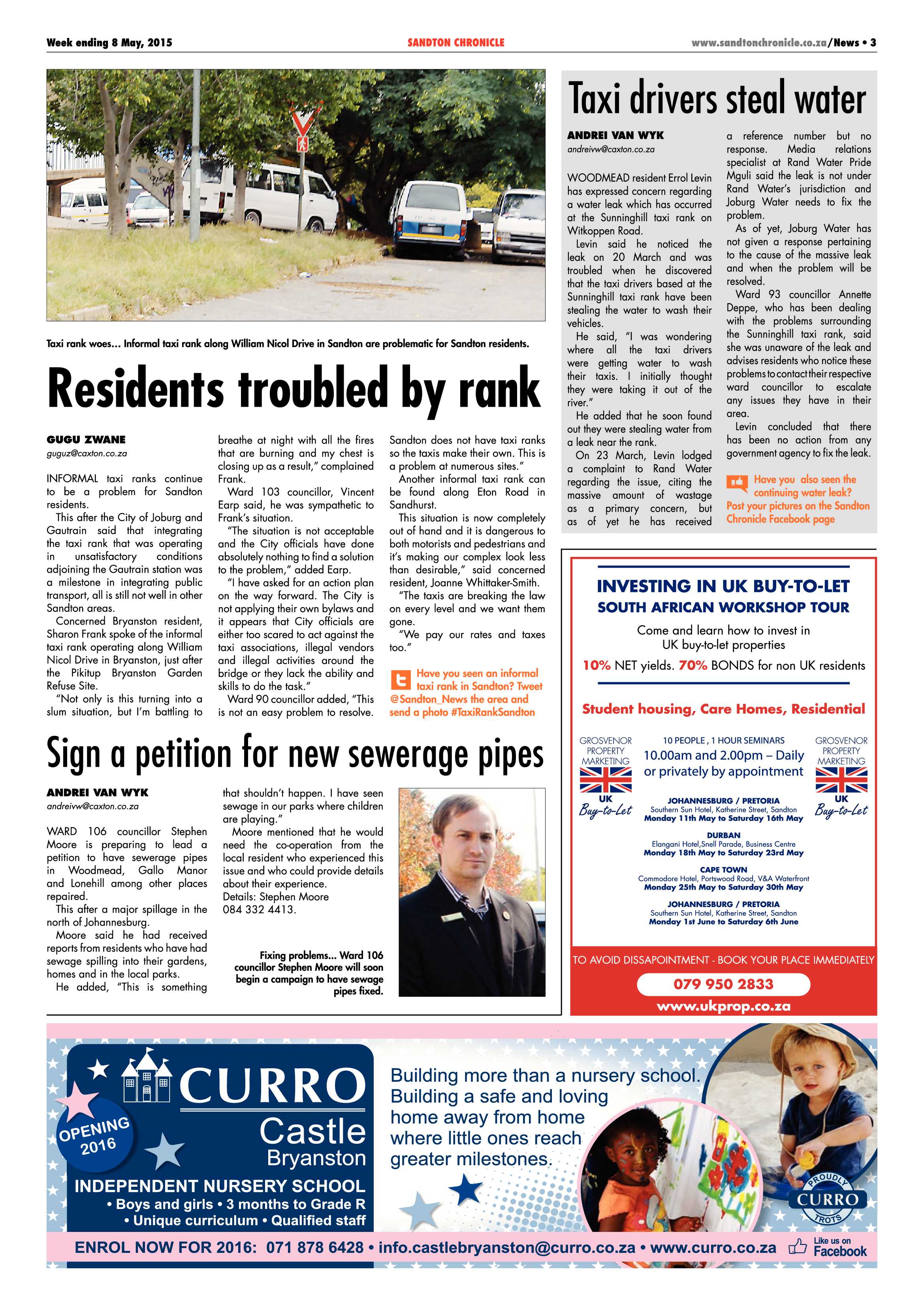 Sandton Chronicle 08 May 2015 page 3