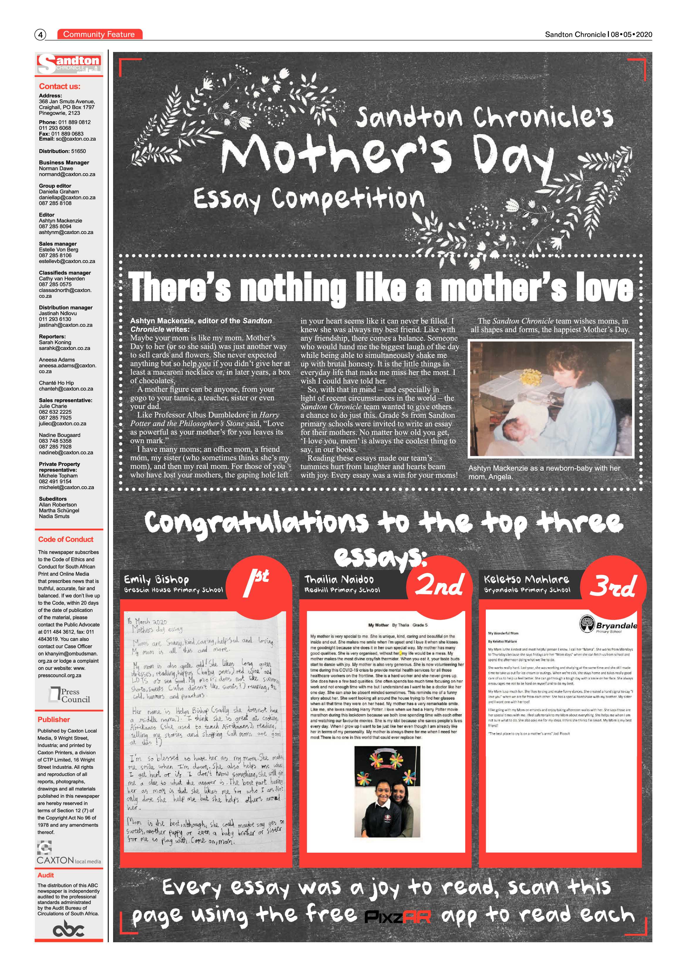Sandton Chronicle 08 May 2020 page 4