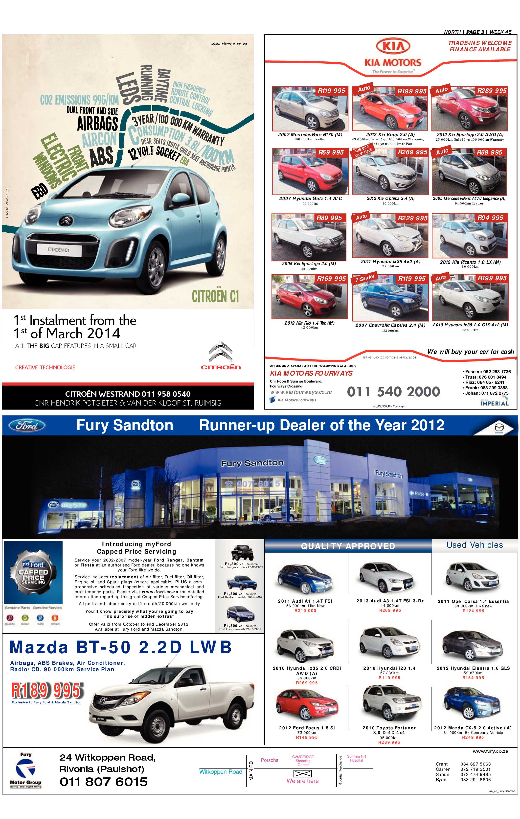 Sandton Chronicle 08 November 2013 page 21