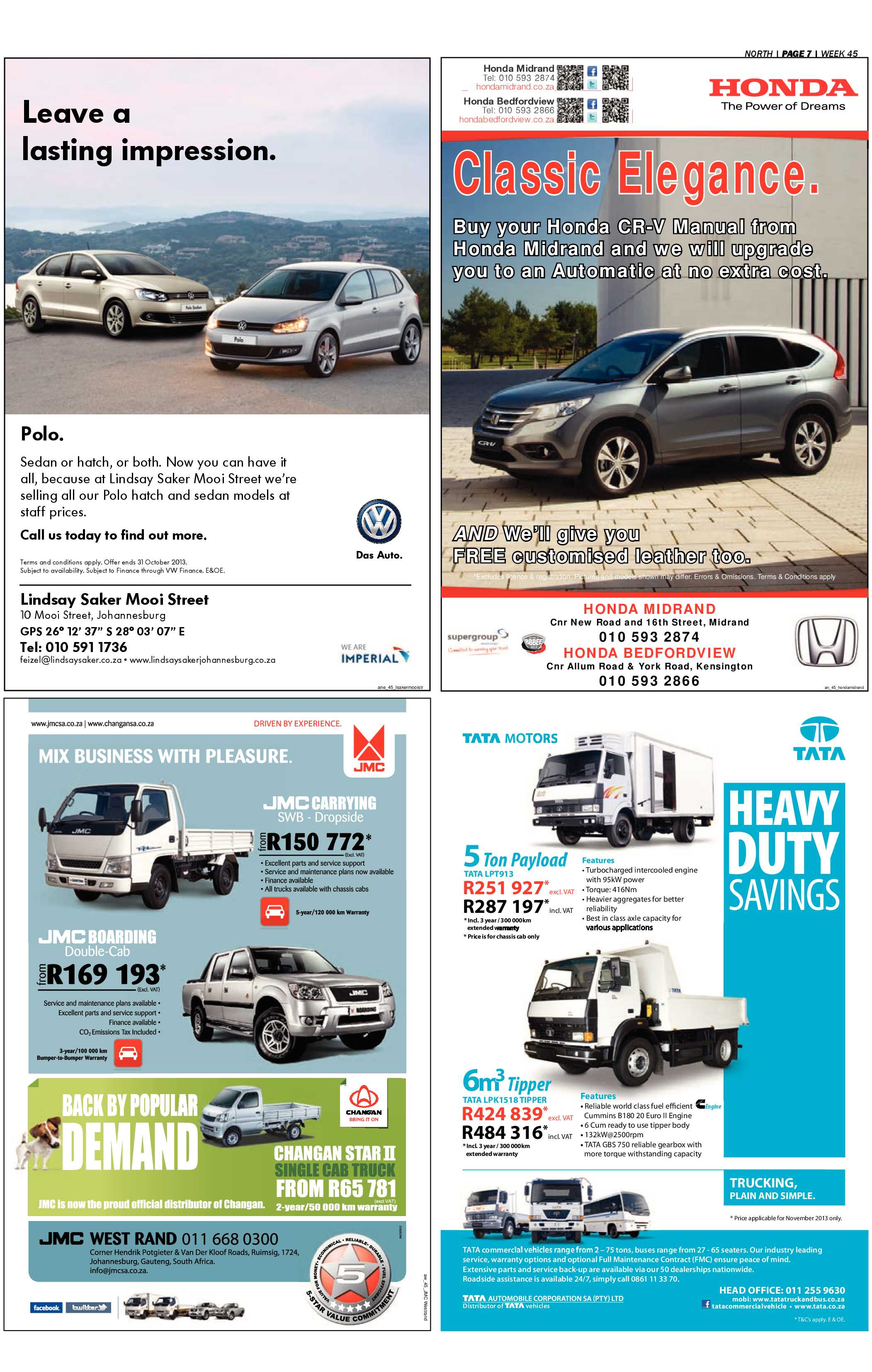 Sandton Chronicle 08 November 2013 page 25