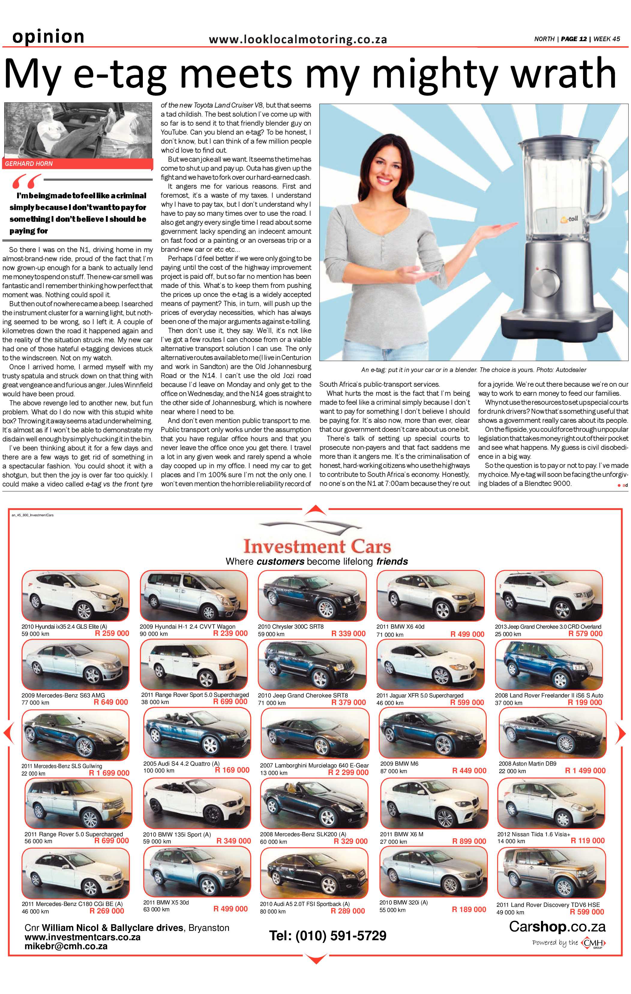 Sandton Chronicle 08 November 2013 page 30