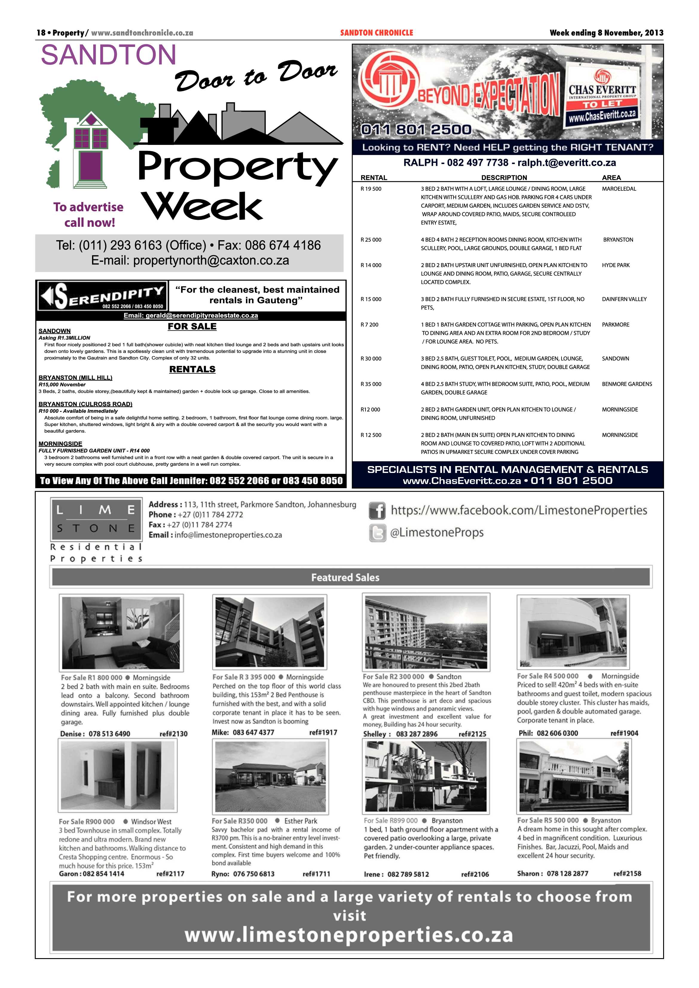 Sandton Chronicle 08 November 2013 page 38
