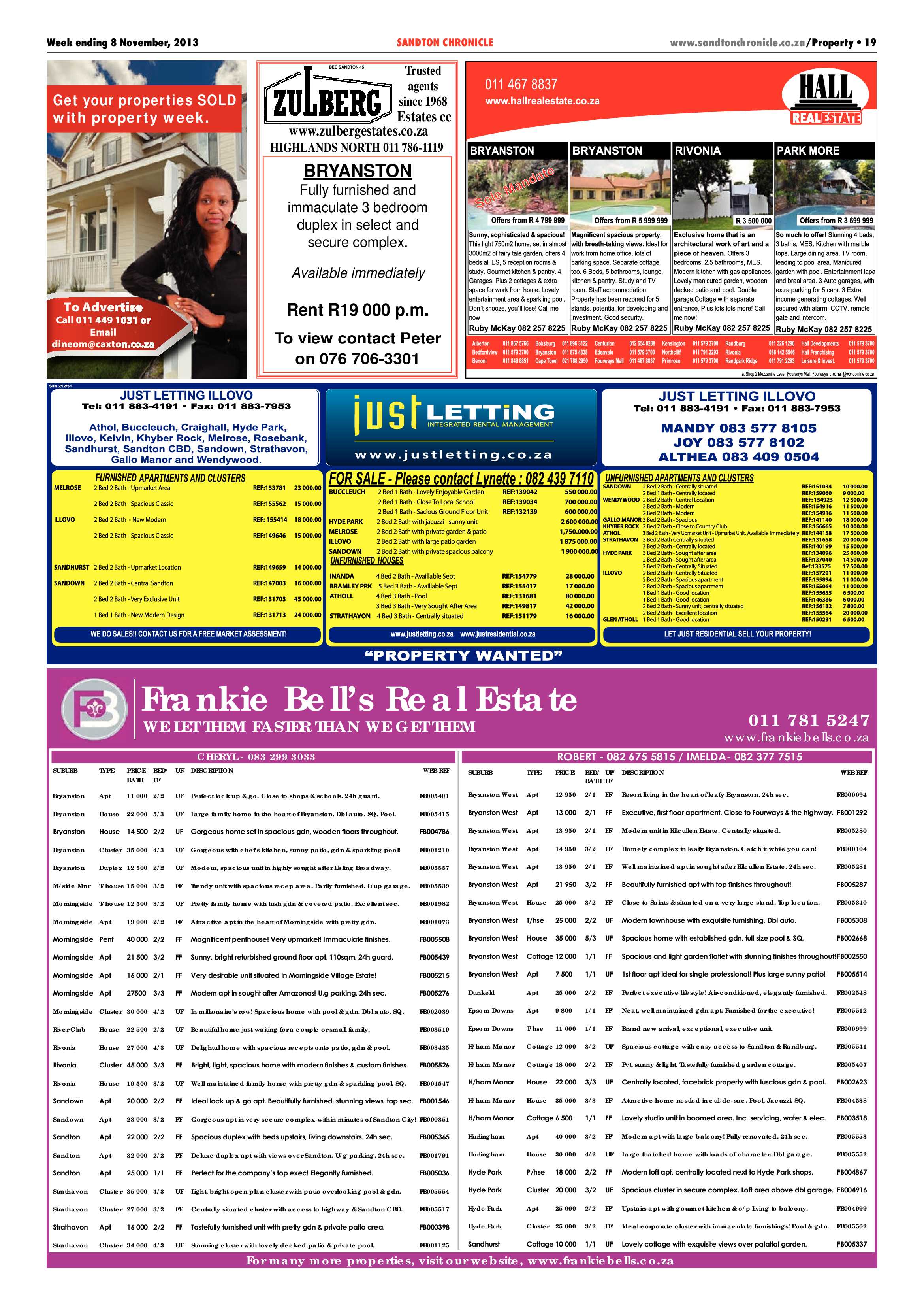 Sandton Chronicle 08 November 2013 page 39