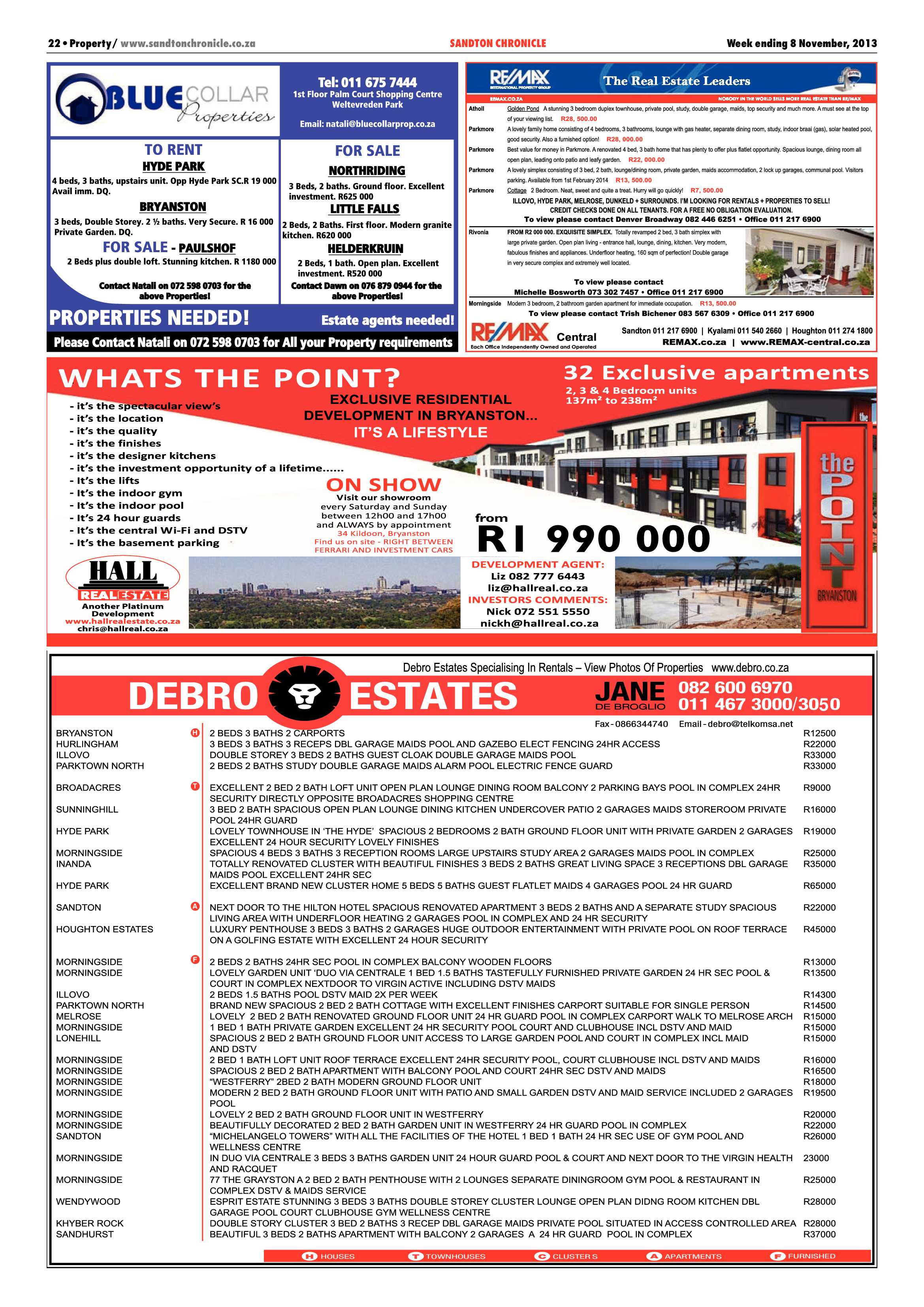 Sandton Chronicle 08 November 2013 page 42