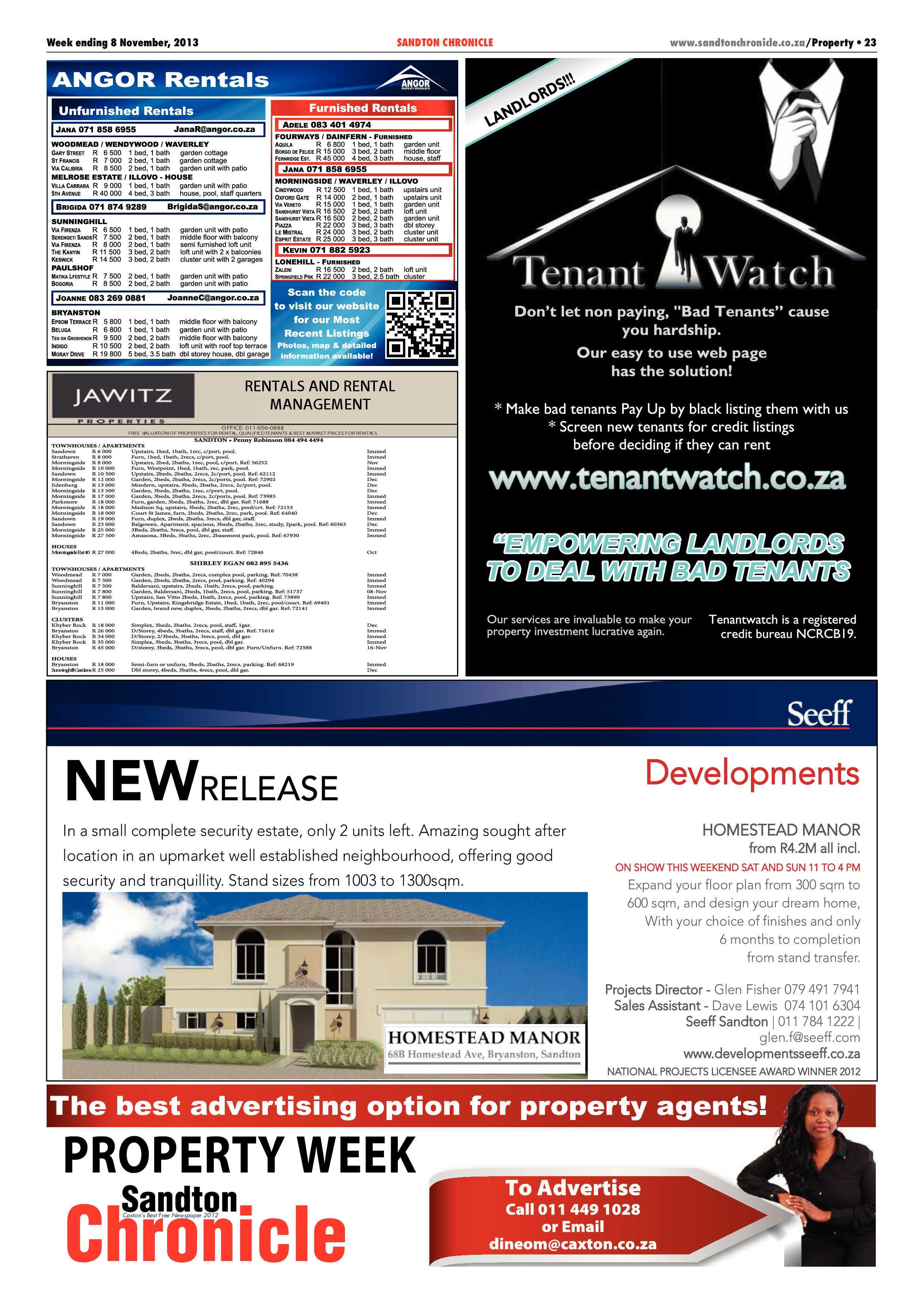 Sandton Chronicle 08 November 2013 page 43