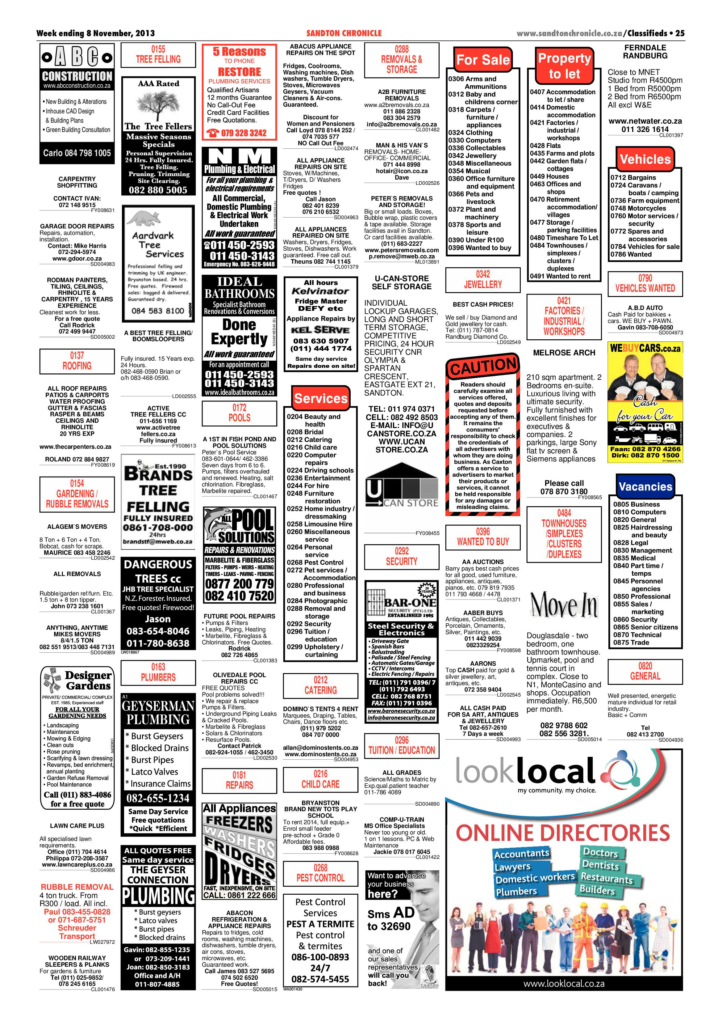 Sandton Chronicle 08 November 2013 page 45