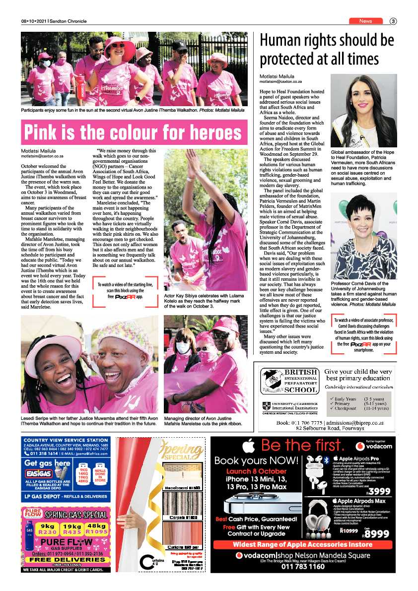 Sandton Chronicle 08 October 2021 page 3