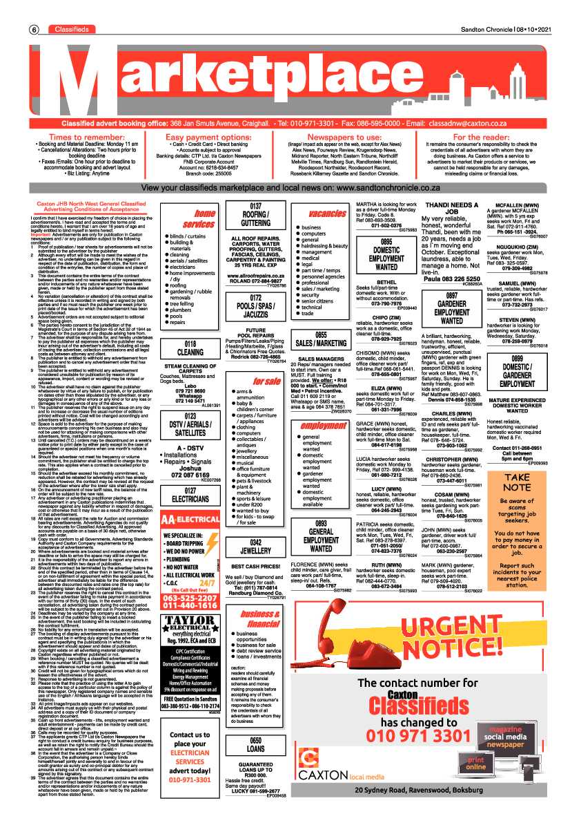 Sandton Chronicle 08 October 2021 page 6