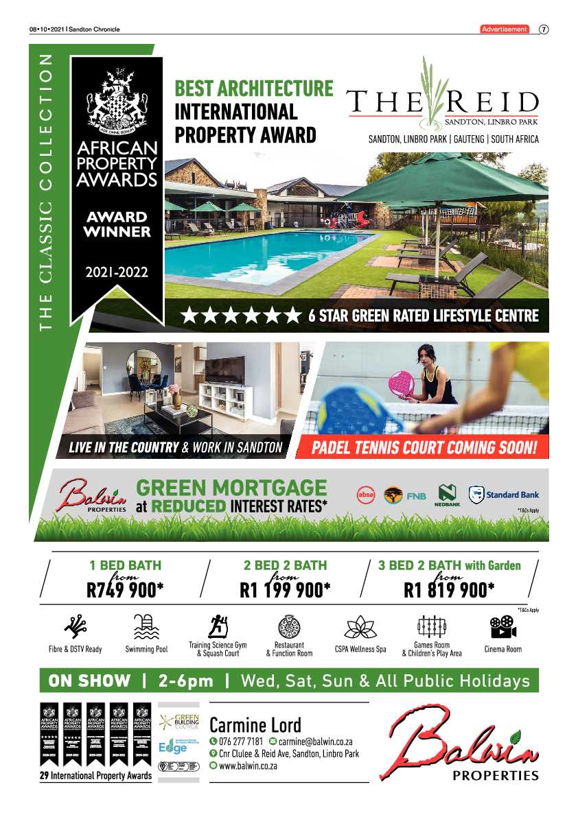 Sandton Chronicle 08 October 2021 page 7