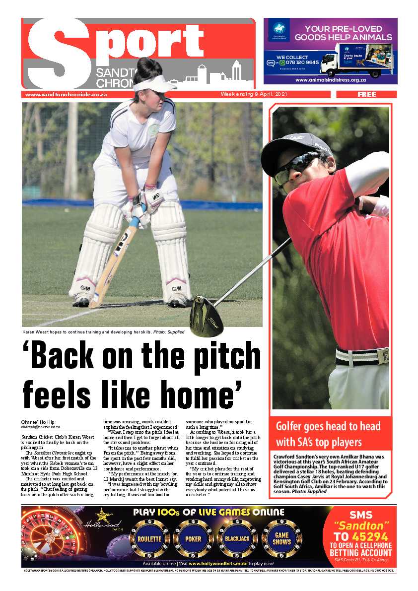 Sandton Chronicle 09 April 2021 page 12
