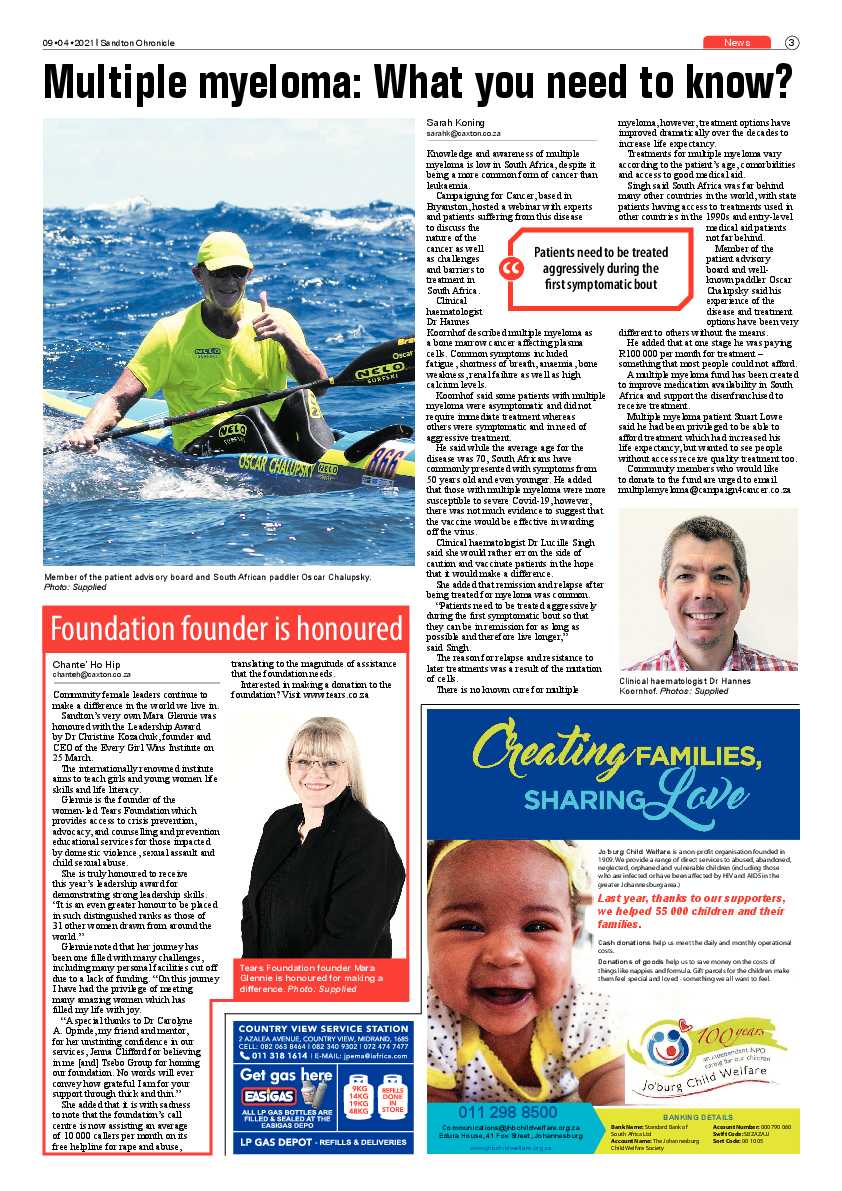 Sandton Chronicle 09 April 2021 page 3