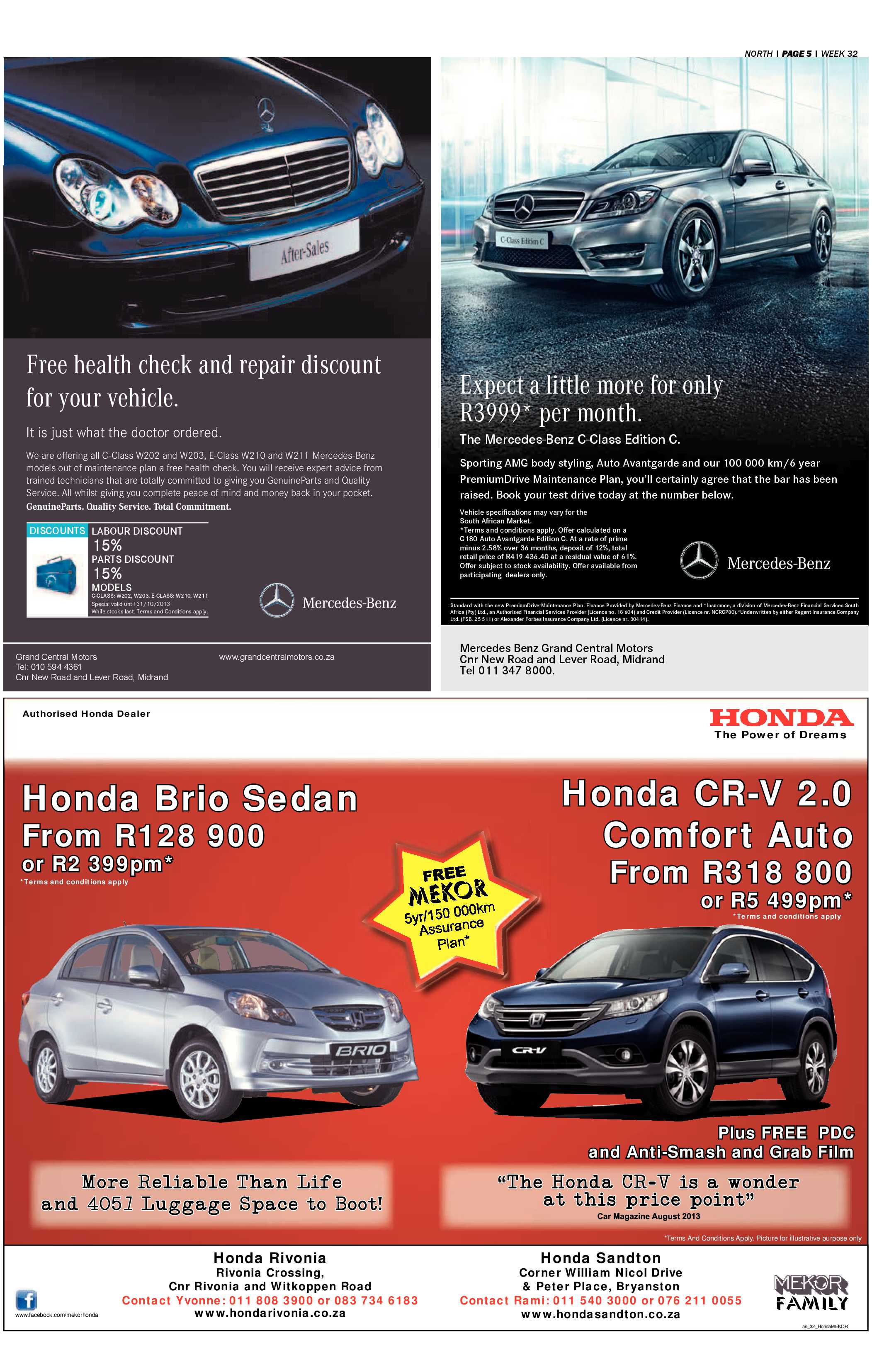 Sandton Chronicle 09 August 2013 page 21