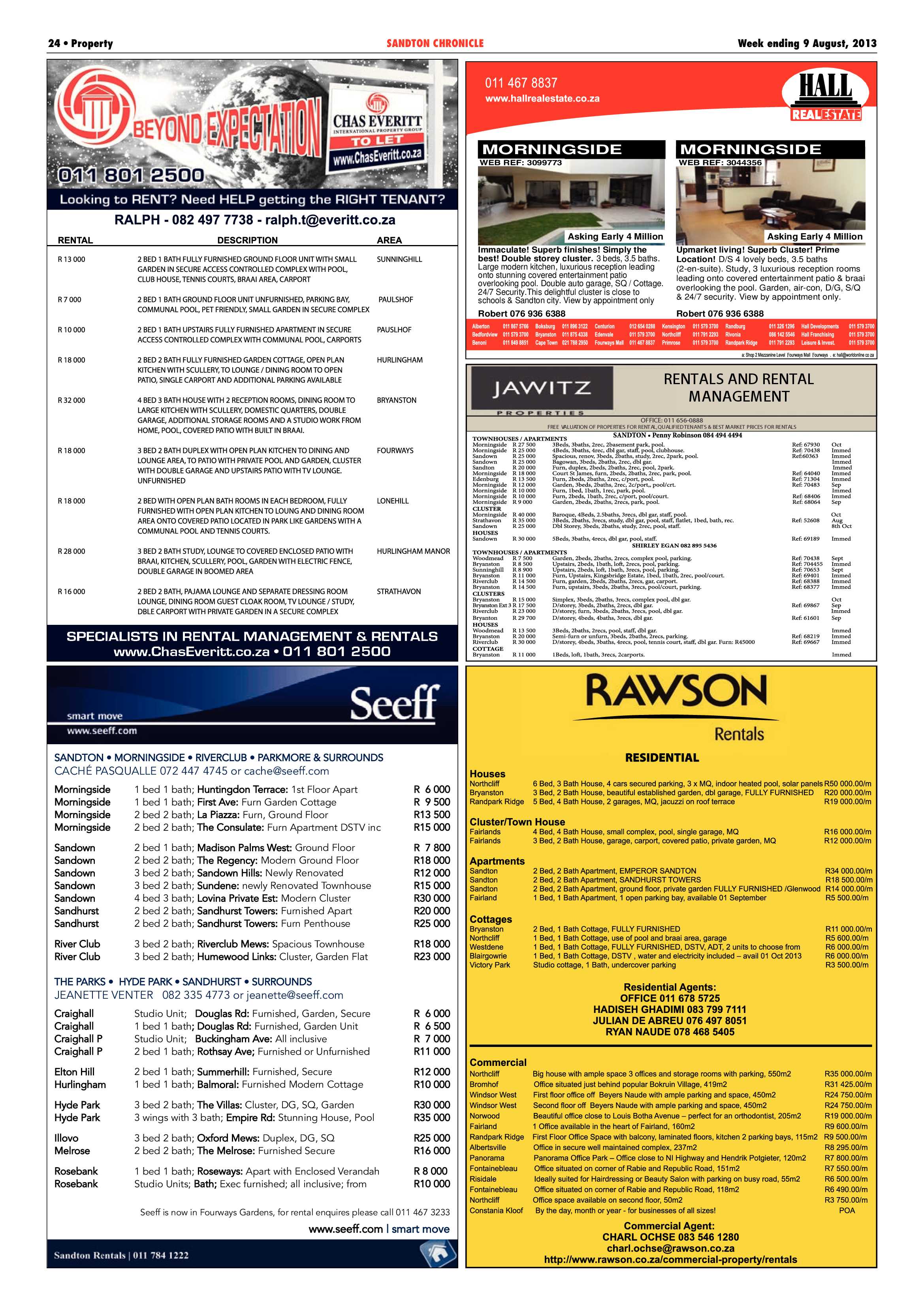 Sandton Chronicle 09 August 2013 page 40