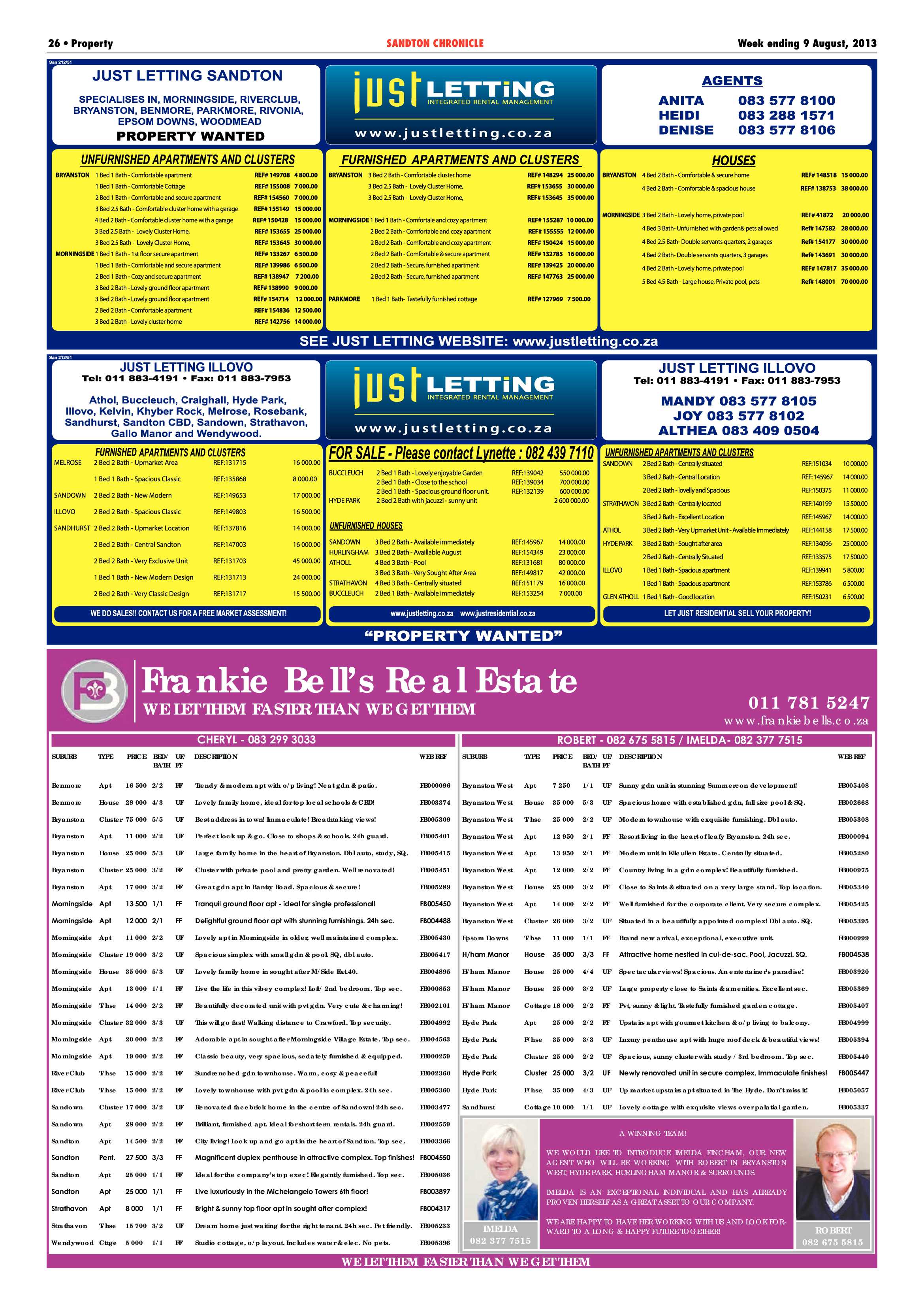 Sandton Chronicle 09 August 2013 page 42