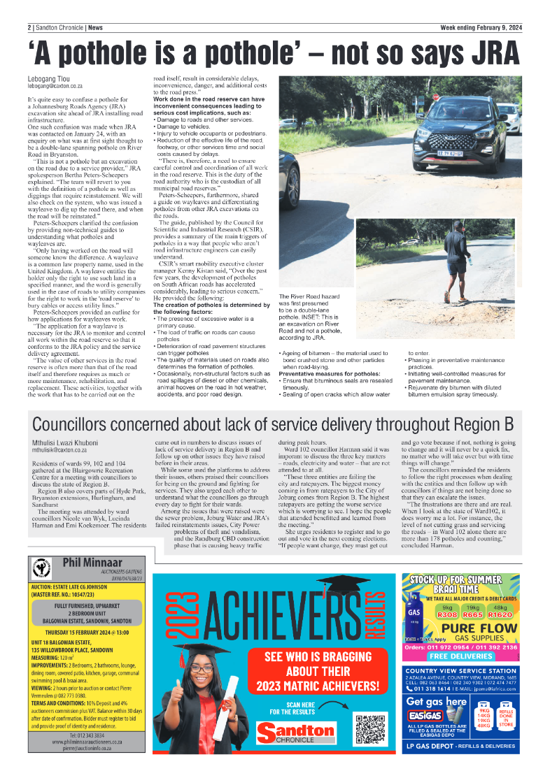 Sandton Chronicle 09 February 2024 page 2