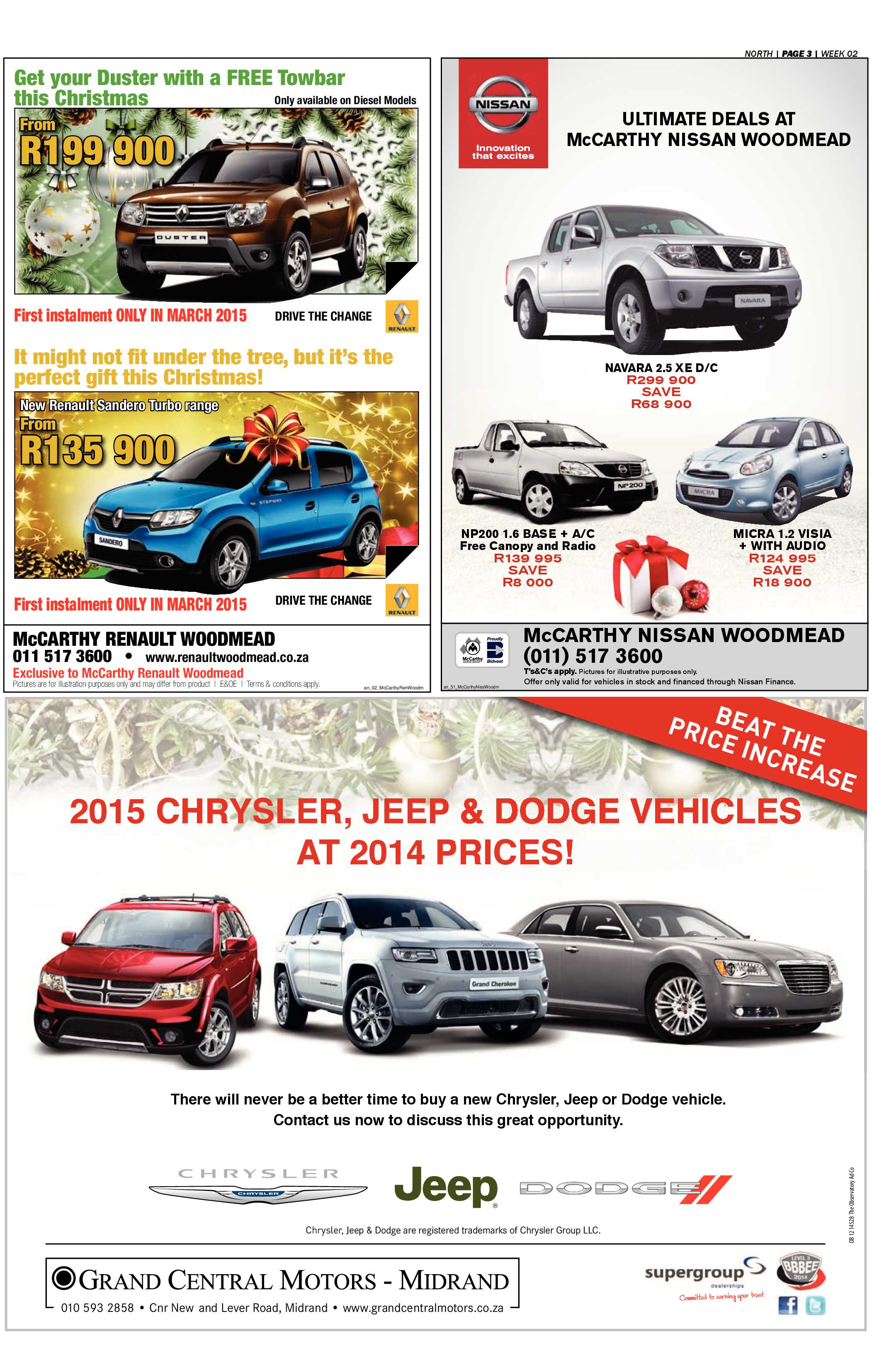 Sandton Chronicle 09 January 2015 page 11