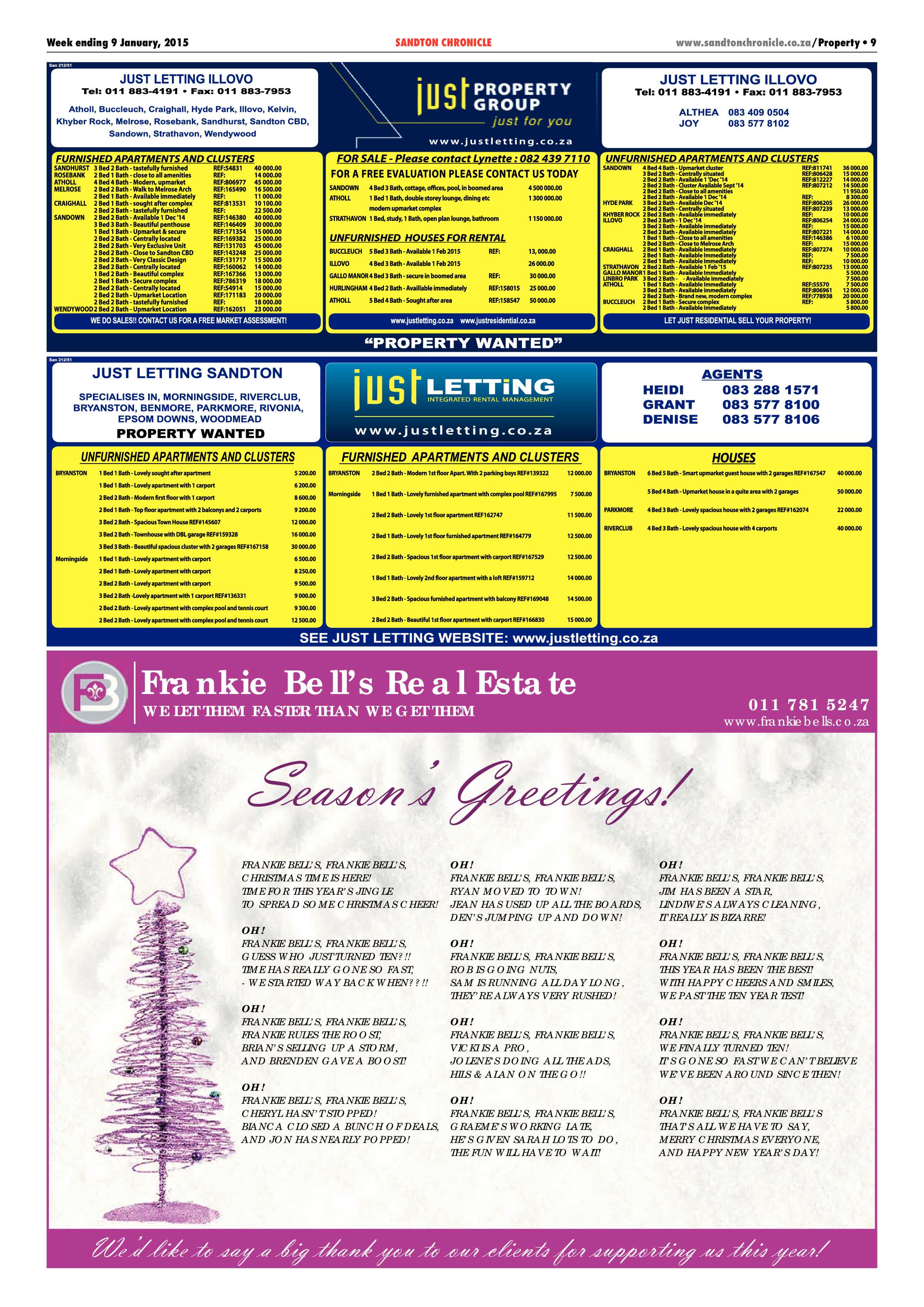 Sandton Chronicle 09 January 2015 page 14