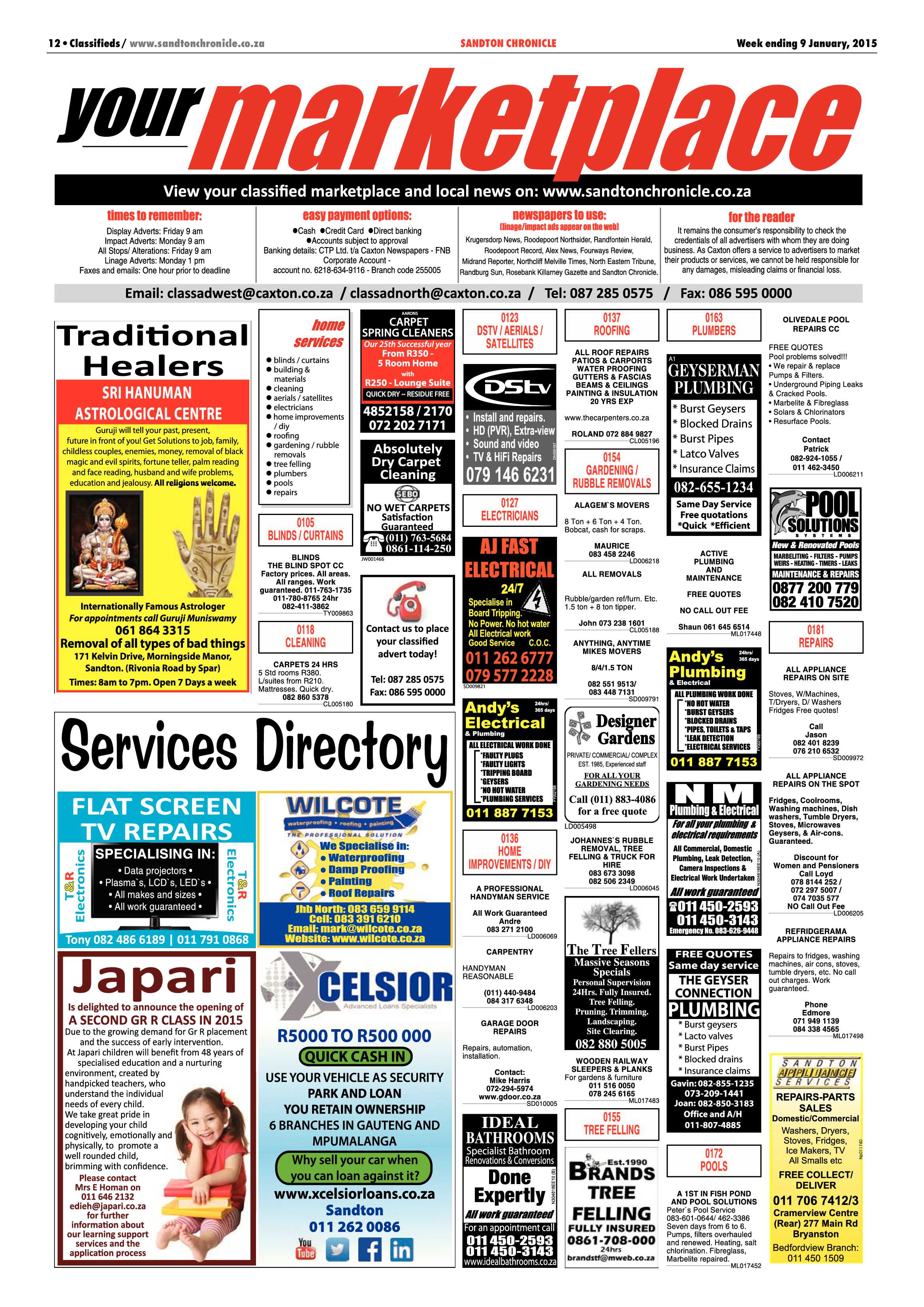 Sandton Chronicle 09 January 2015 page 17