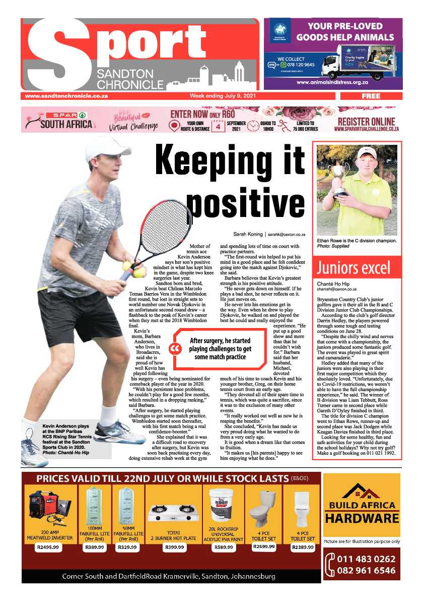 Sandton Chronicle 09 July 2021 page 12