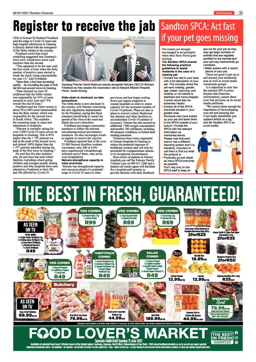Sandton Chronicle 09 July 2021 page 5