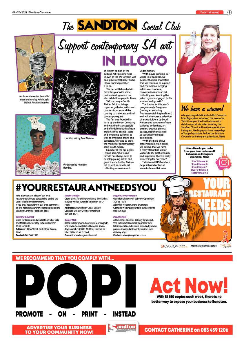 Sandton Chronicle 09 July 2021 page 9