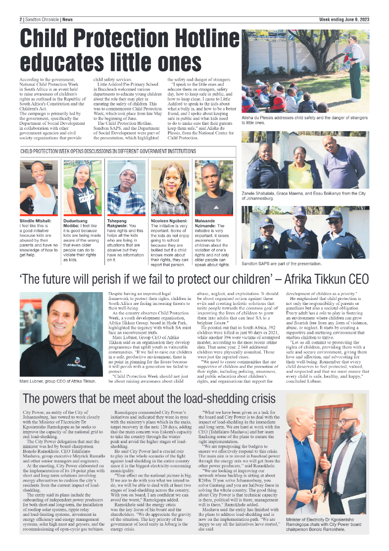 Sandton Chronicle 09 June 2023 page 2